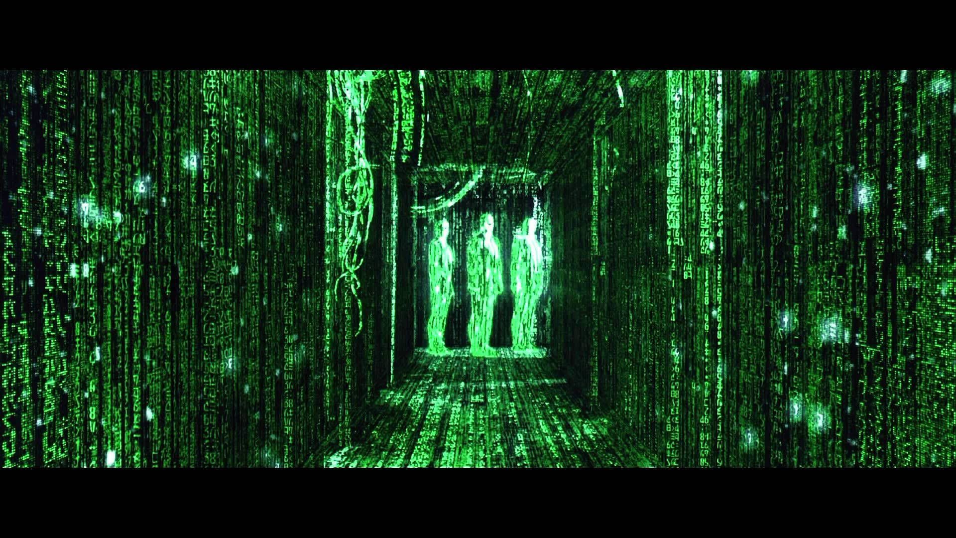 1920x1080 Green Matrix Wallpaper