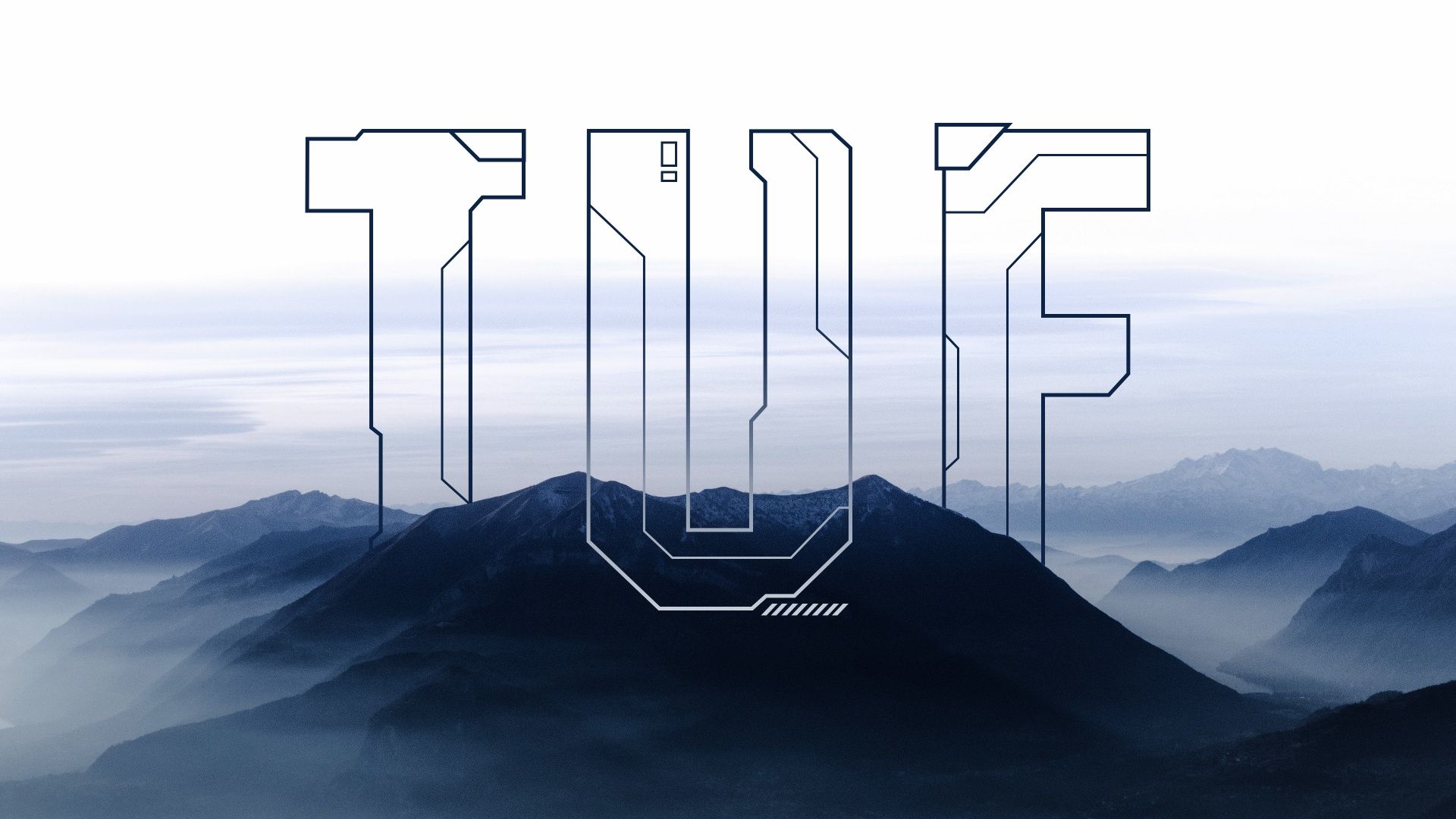 1920x1080 ASUS TUF Gaming Wallpaper 4K, Mountains, Fog