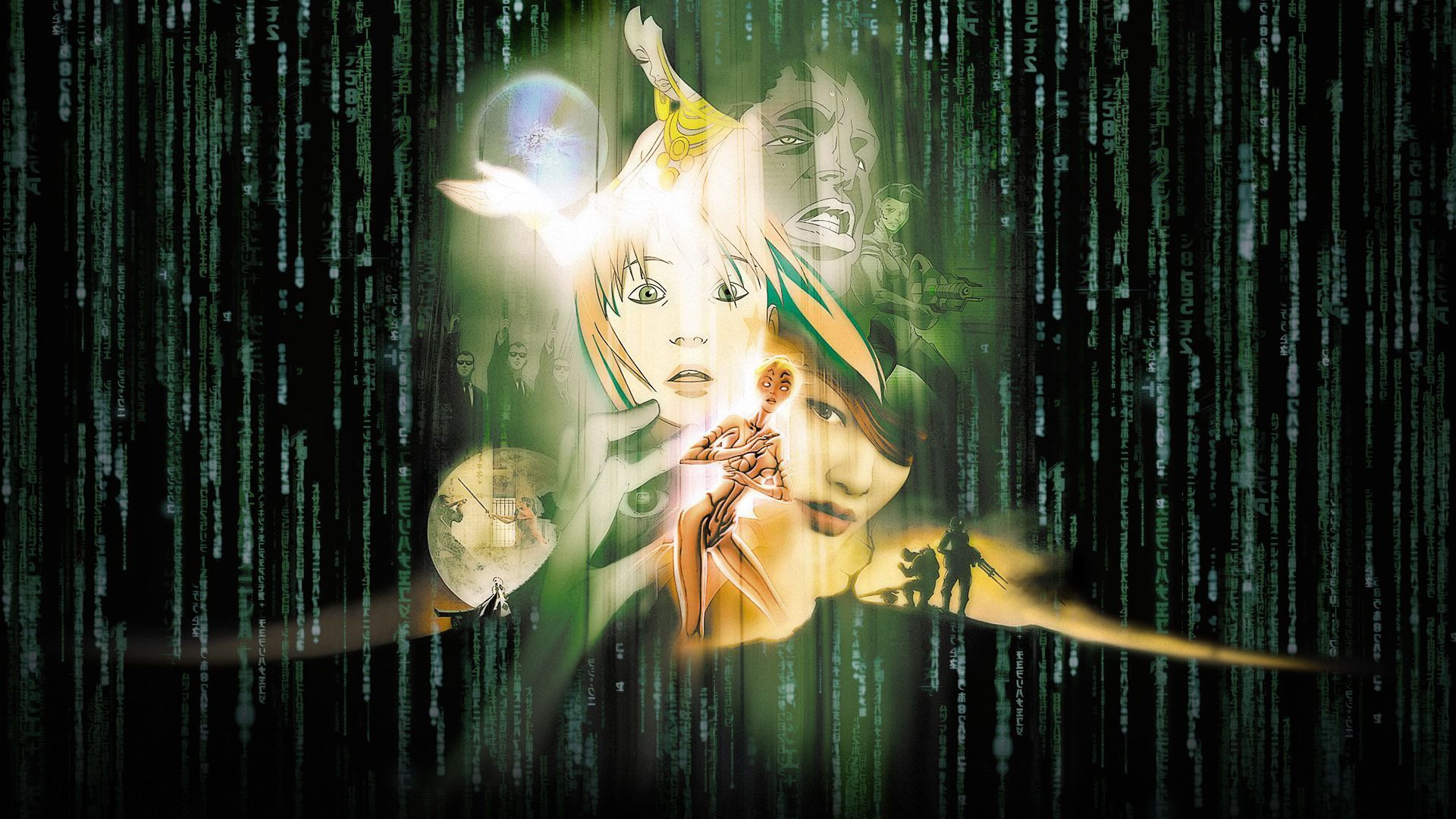1920x1080 HD desktop wallpaper: Anime, The Matrix