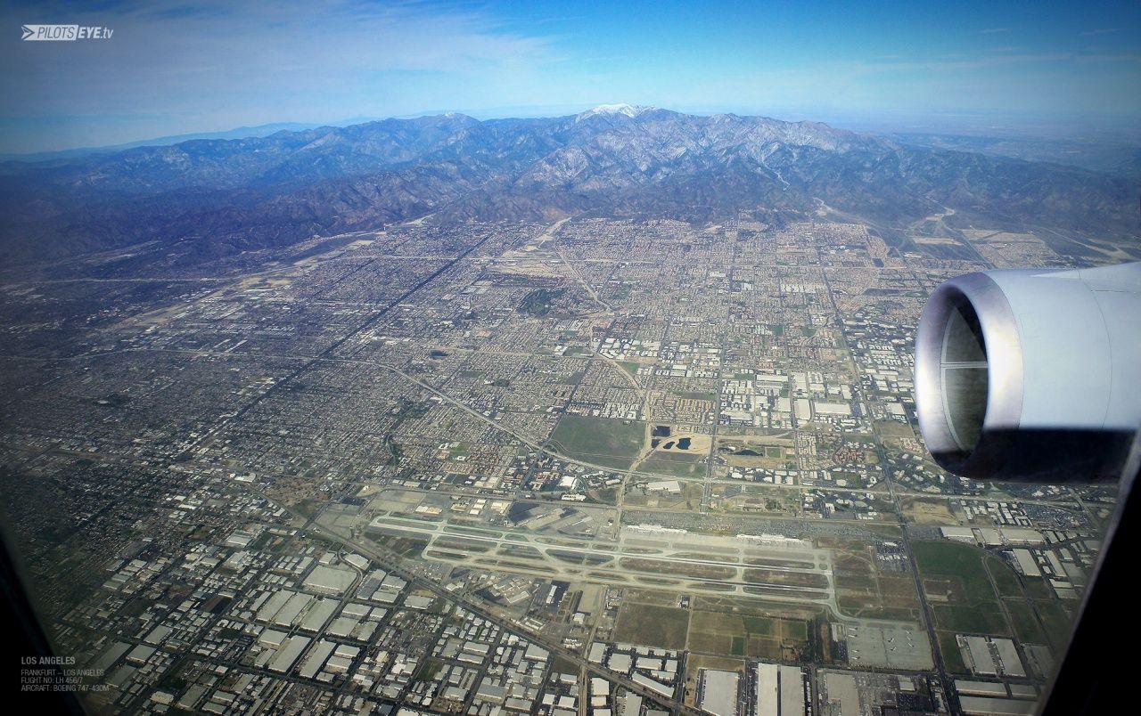 1280x804 Ontario Int'l onto LAX wallpaper. Ontario Int'l onto LAX