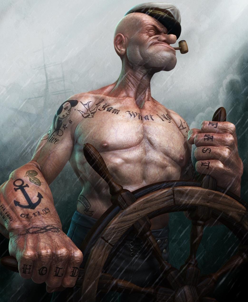 Popeye Wallpapers Top Free Popeye Backgrounds Wallpaperaccess
