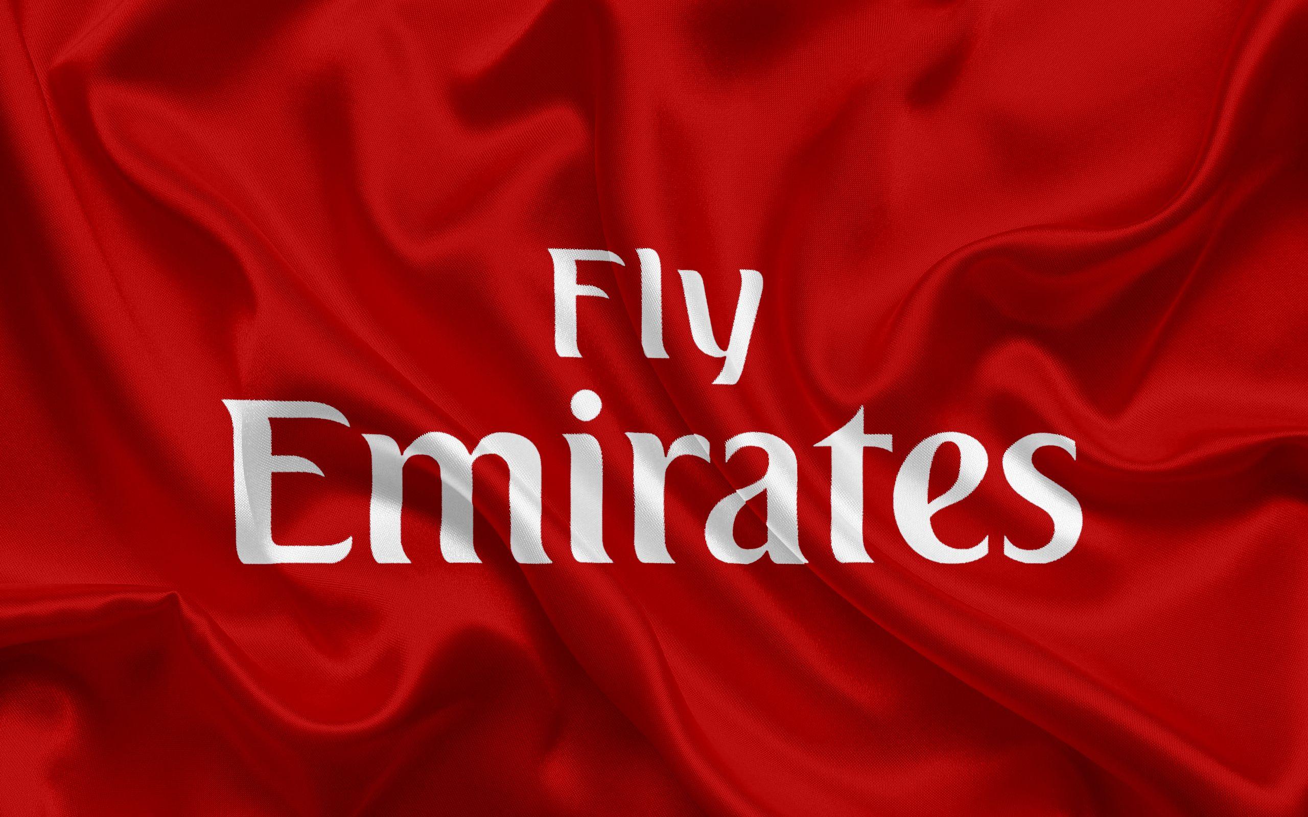 2560x1600 Download wallpaper Emirates, airline, emblem, Emirates logo, airlines, UAE, Dubai, fly emirates for desktop with resolution 2560x1600. High Quality HD picture wallpaper