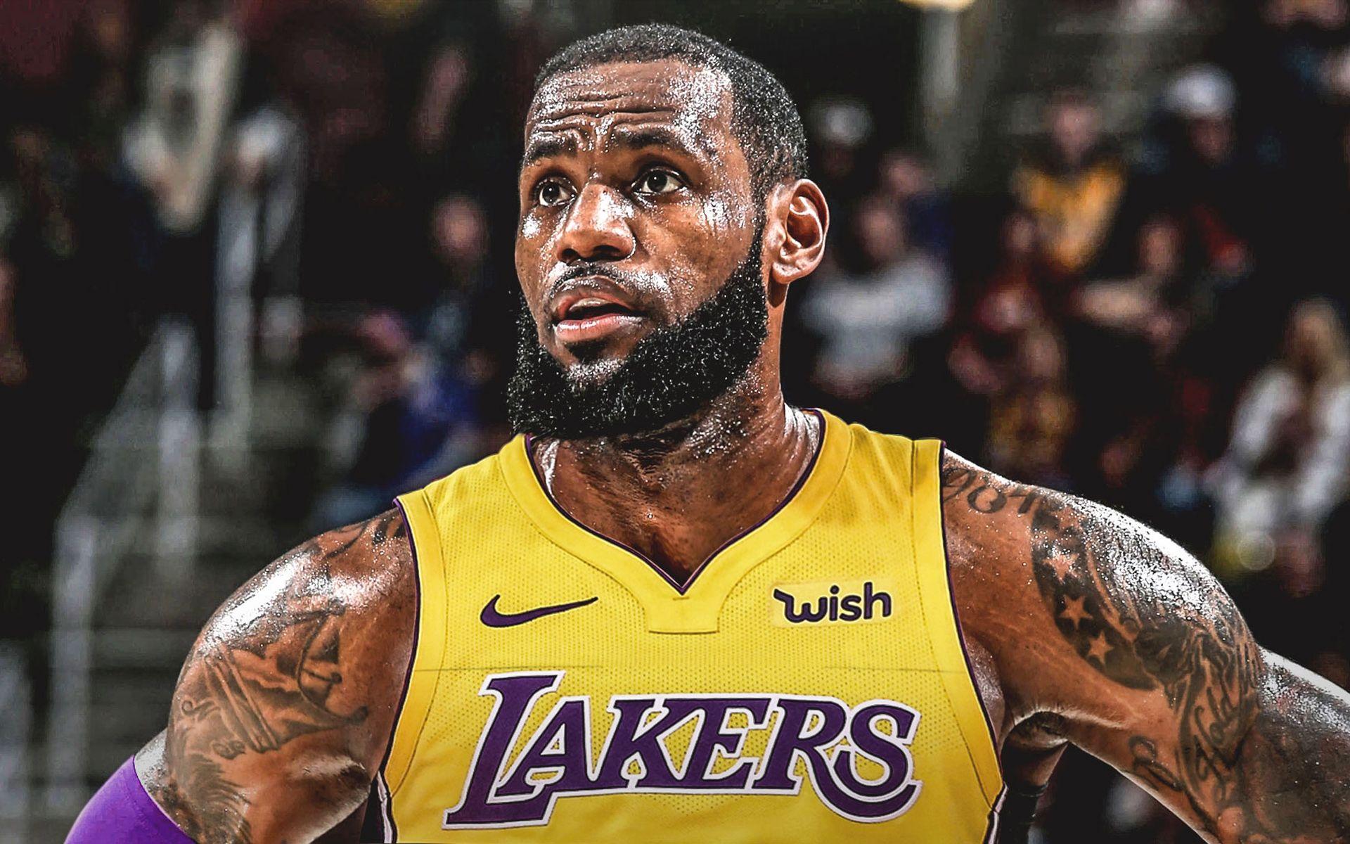1920x1200 Download wallpaper LeBron James, NBA, HDR, basketball stars