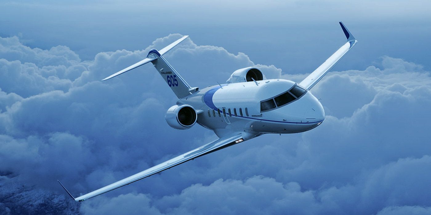 1400x700 Bombardier Challenger 605 Jet