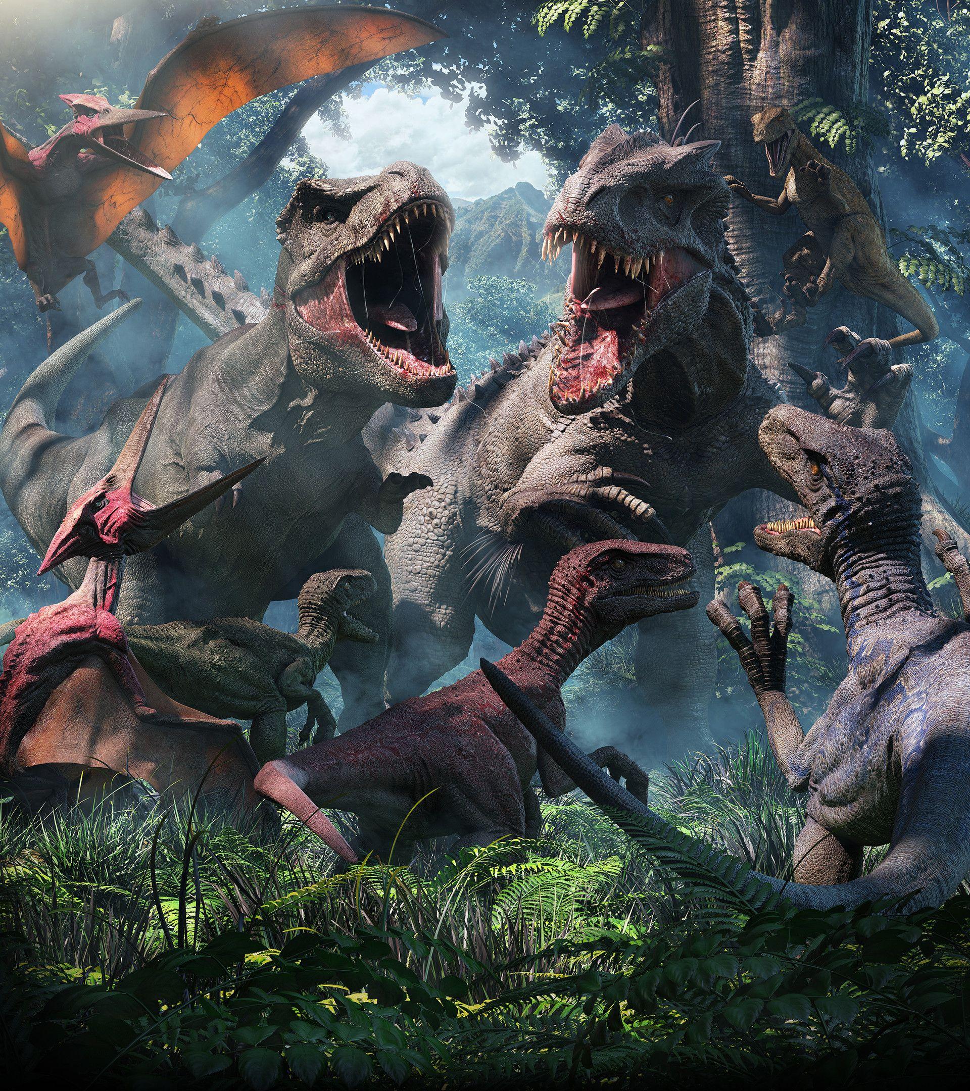 1920x2160 image Tyrannosaurus rex Dinosaurs 3D Graphics Roar 1920x2160