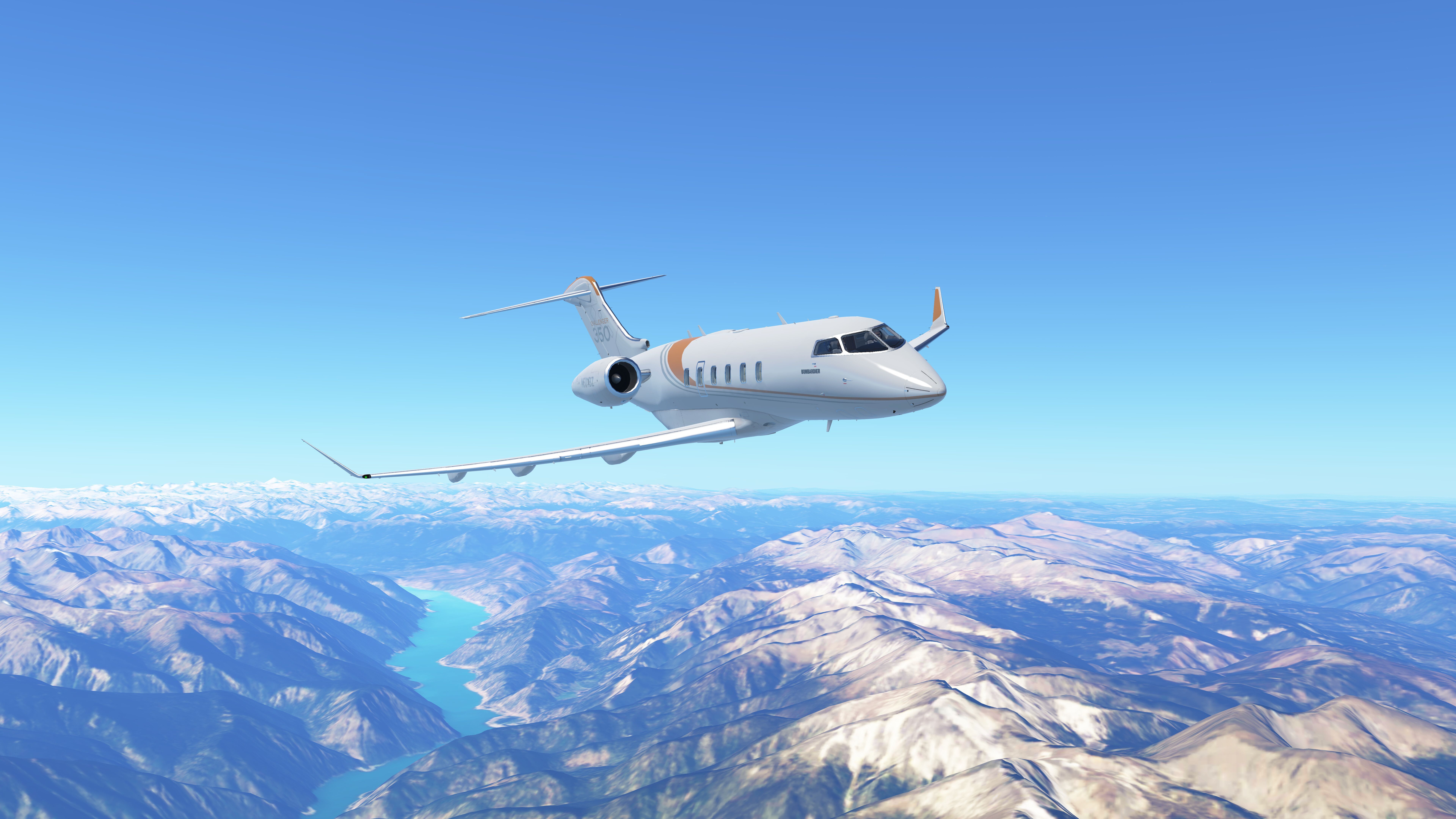 7680x4320 Challenger 350 is Awesome