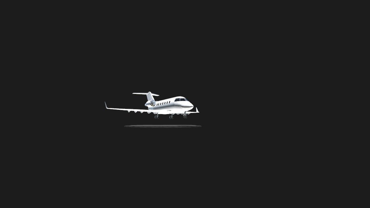 1280x720 SimplePlanes. Bombardier Challenger 650