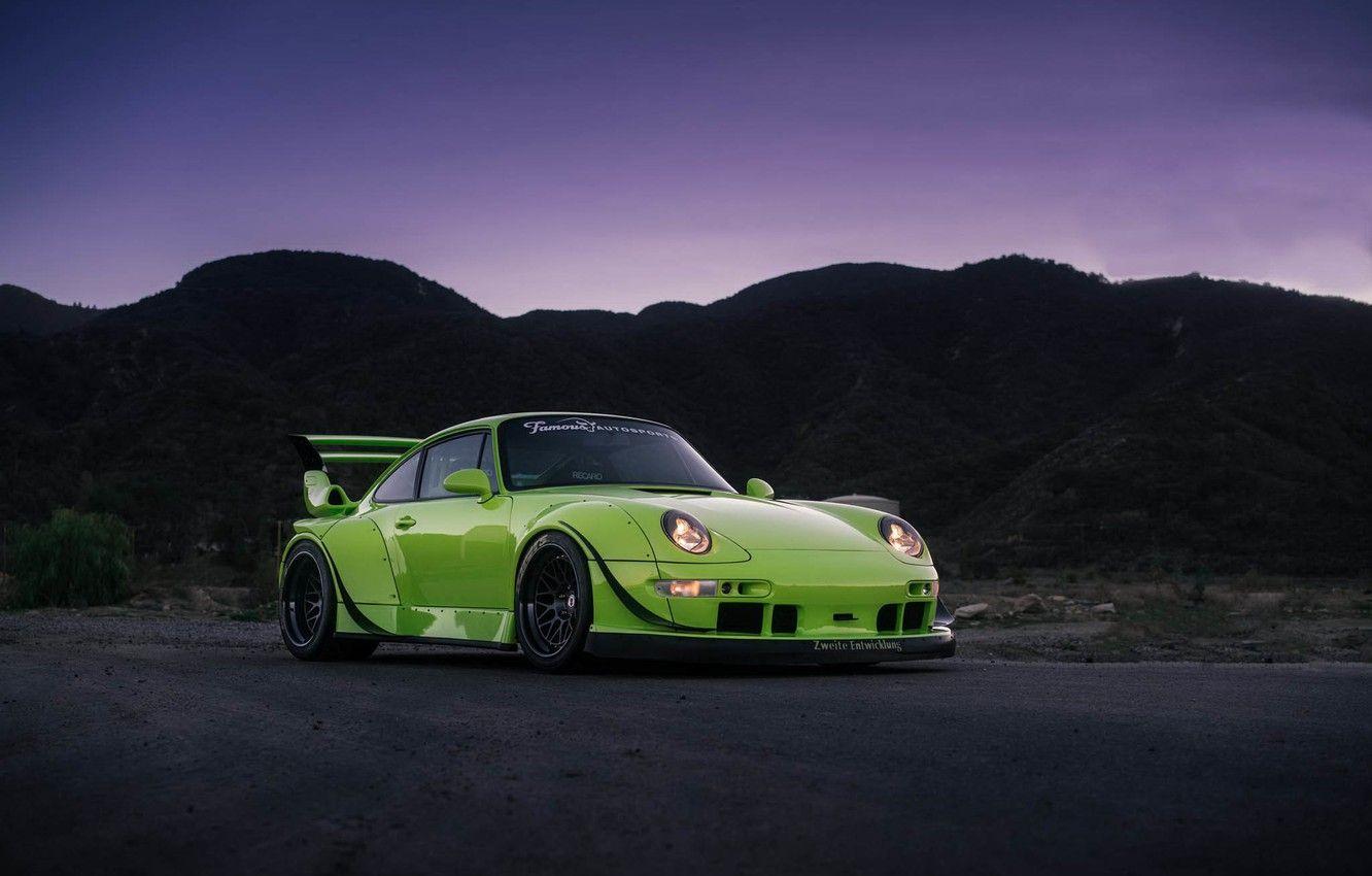 1332x850 Wallpaper Porsche, Classic, Black, with, RWB