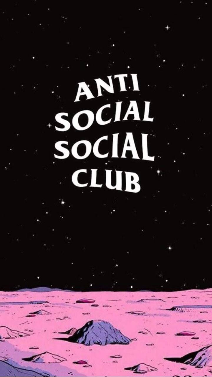 Antisocial Wallpaper Browse Antisocial Wallpaper with collections of  Aesthetic Antisocial Black Club Excuse  Anti social social club Anti  social Social club