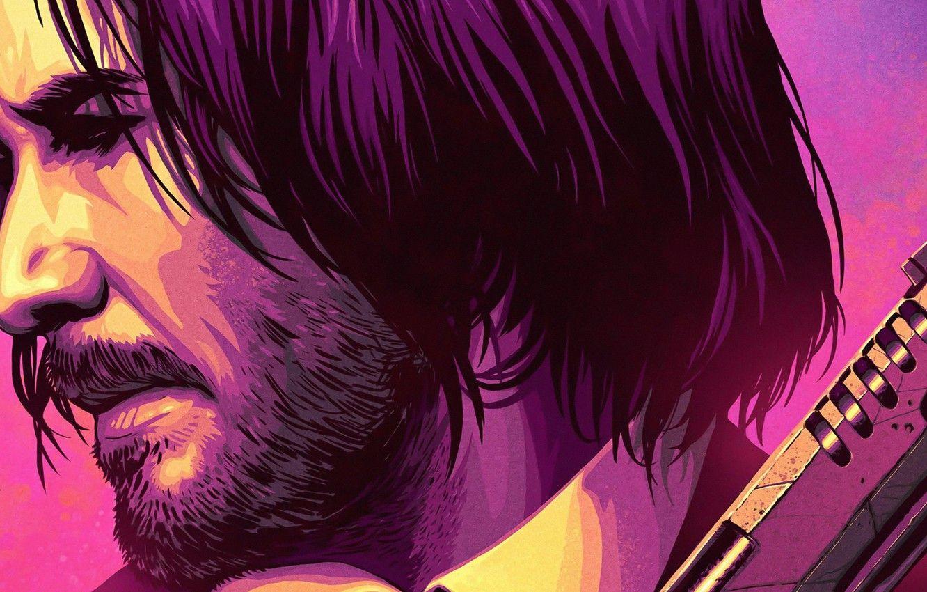 1332x850 Wallpaper gun, movie, Keanu Reeves, John Wick, John Wick John Wick Parabellum image for desktop, section фильмы