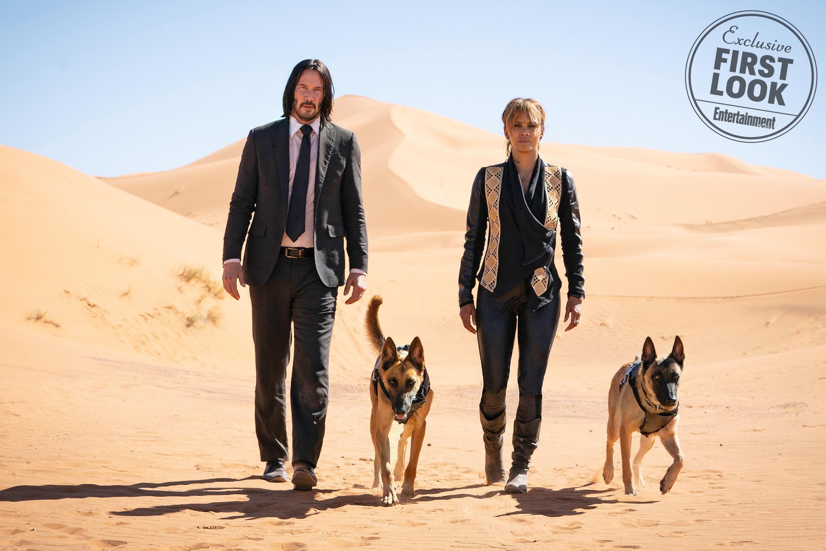 2700x1800 John Wick 3: New Image Feature Keanu Reeves and Halle Berry