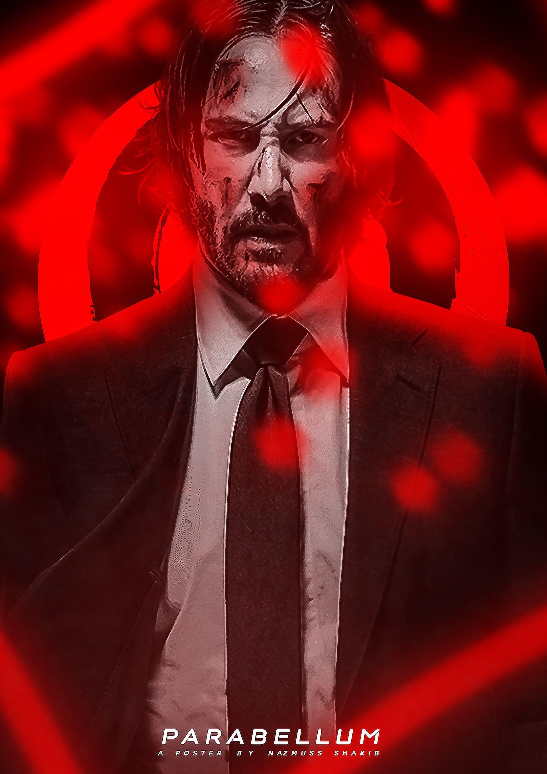 1920x2716 Awesome John Wick 3 Red Wallpaper
