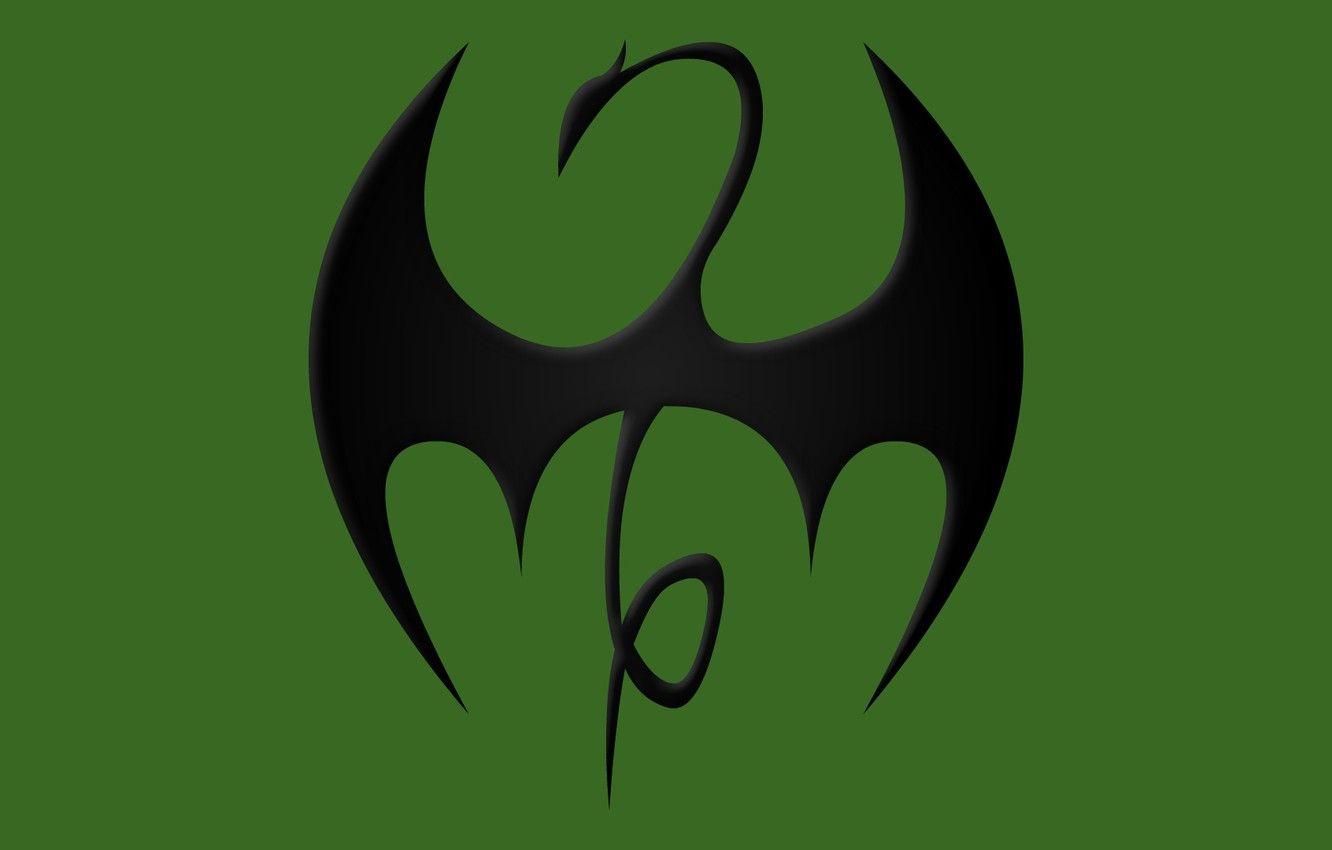 1332x850 Wallpaper logo, black, classic, dragon, Marvel comic, Iron