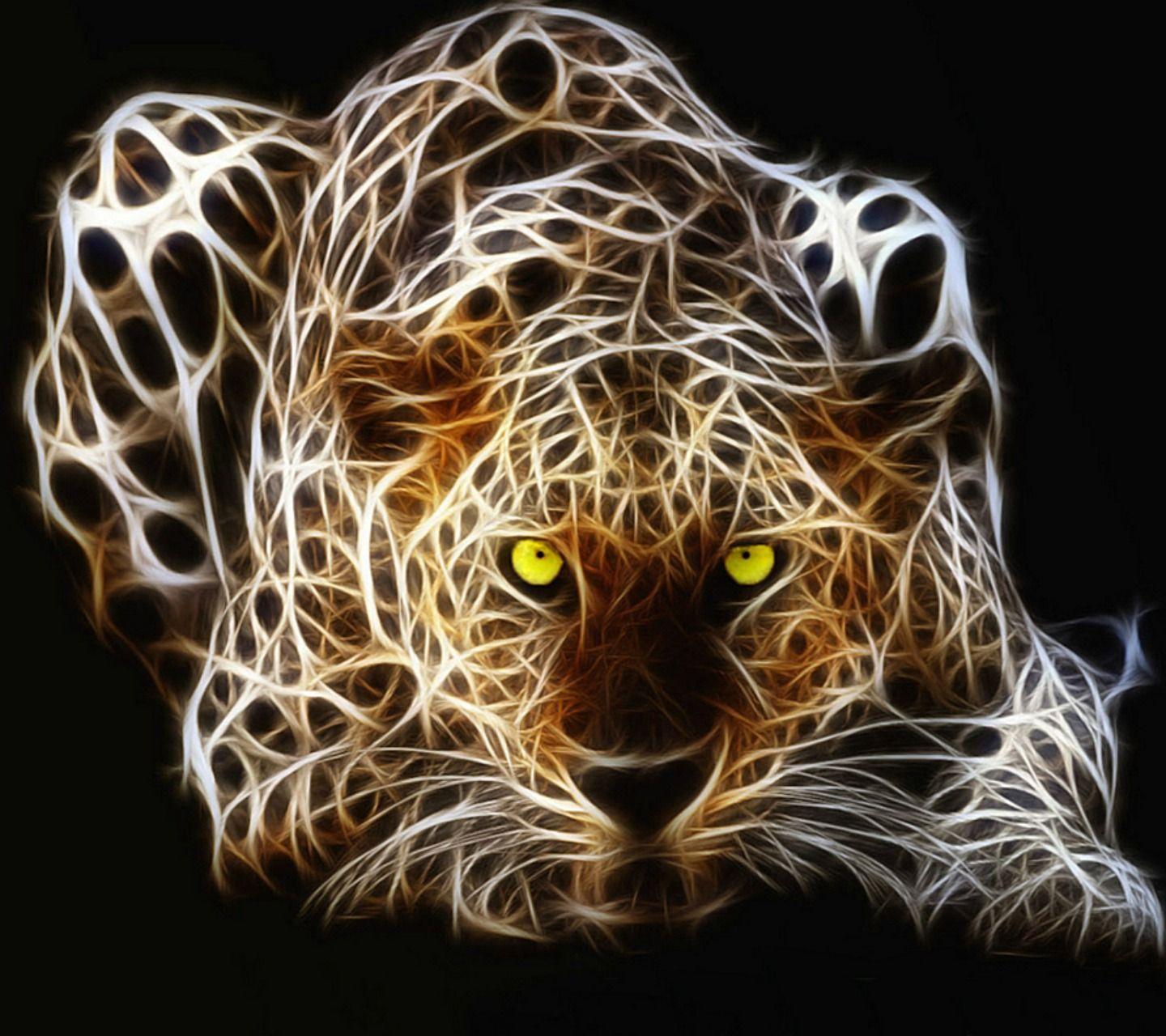 1440x1280 Abstract Tiger. This is the coolest tiger pic I have ever seen
