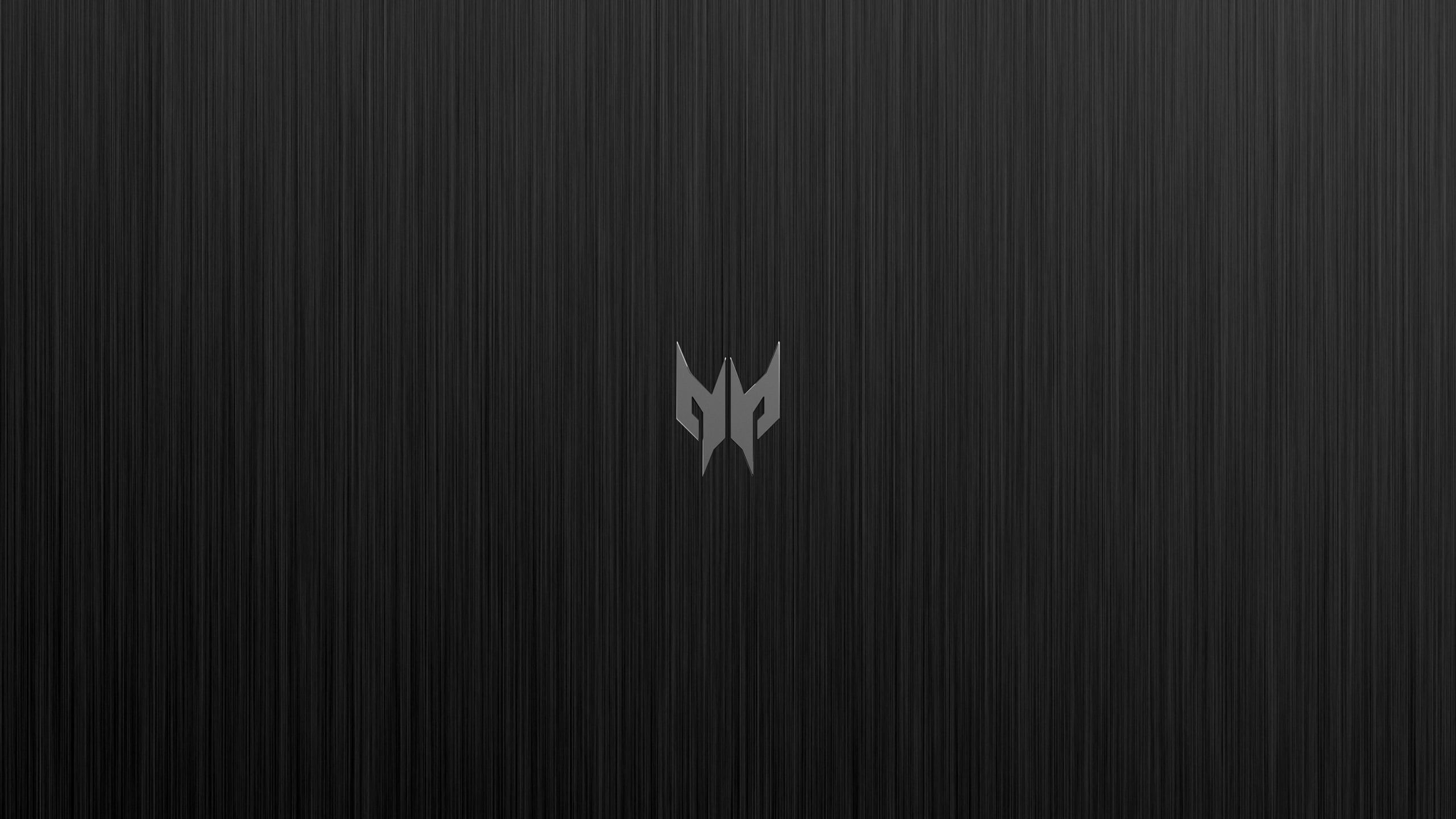 2560x1440 Acer Predator Logo on Brushed Metal [2560x1440]