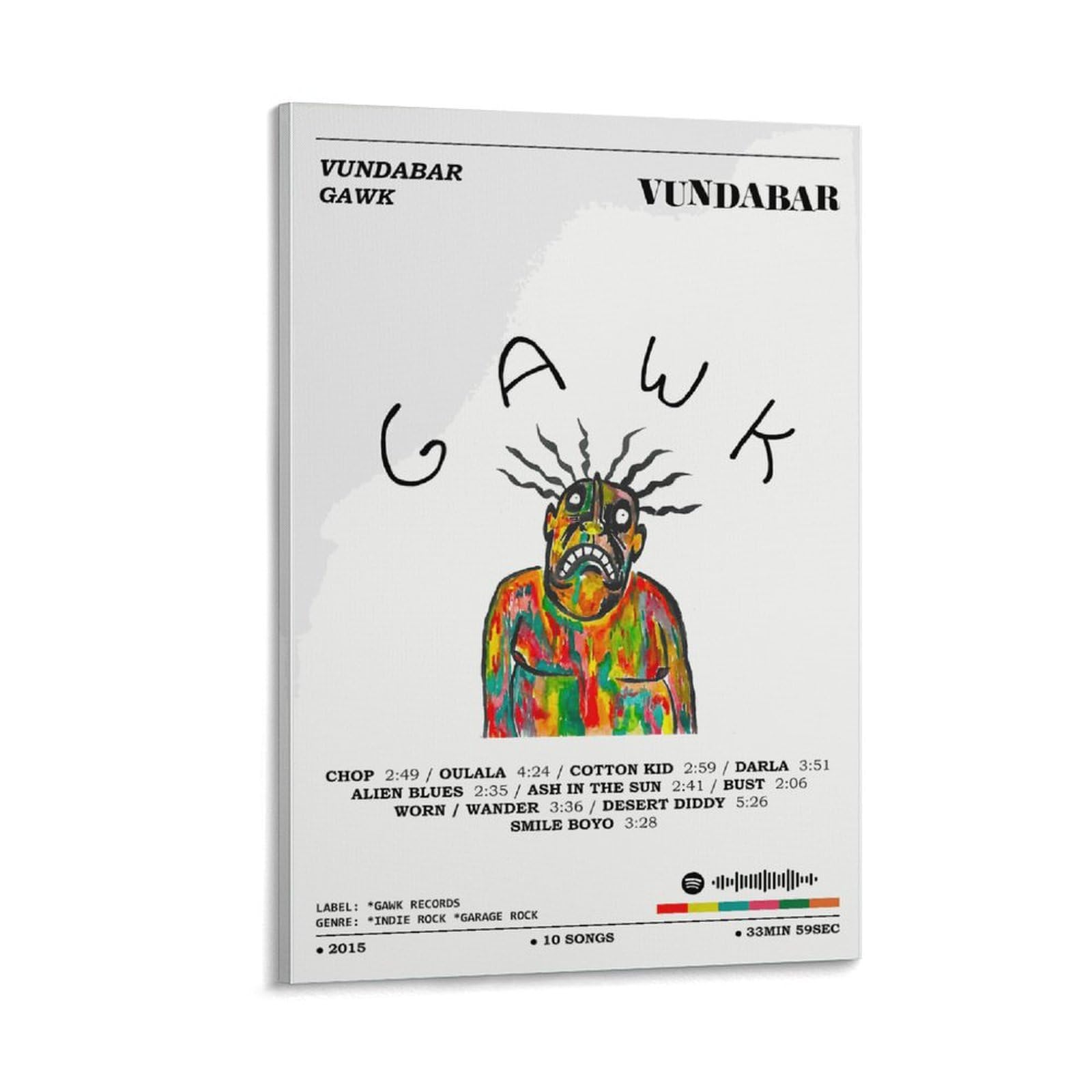 1600x1600 Gawk Album Cover Canvas Poster Print