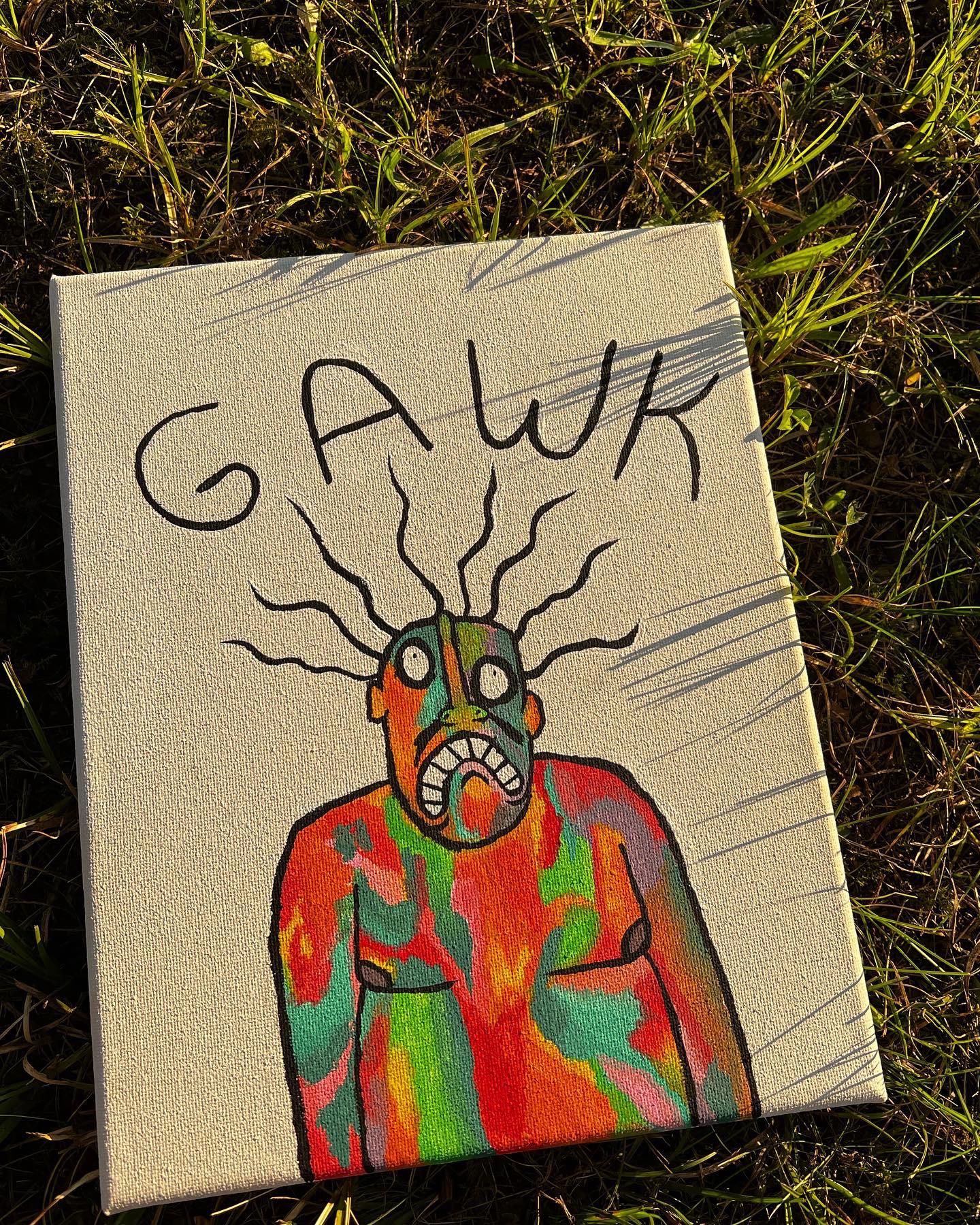 1440x1800 Gawk album cover painting