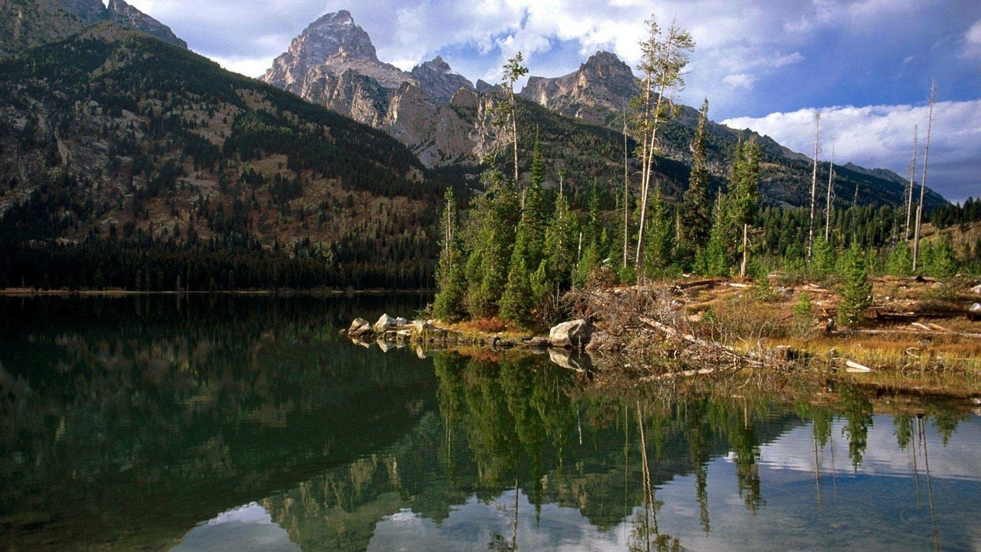 1920x1080 wallpaper: Wyoming Reflections Wallpaper Nature