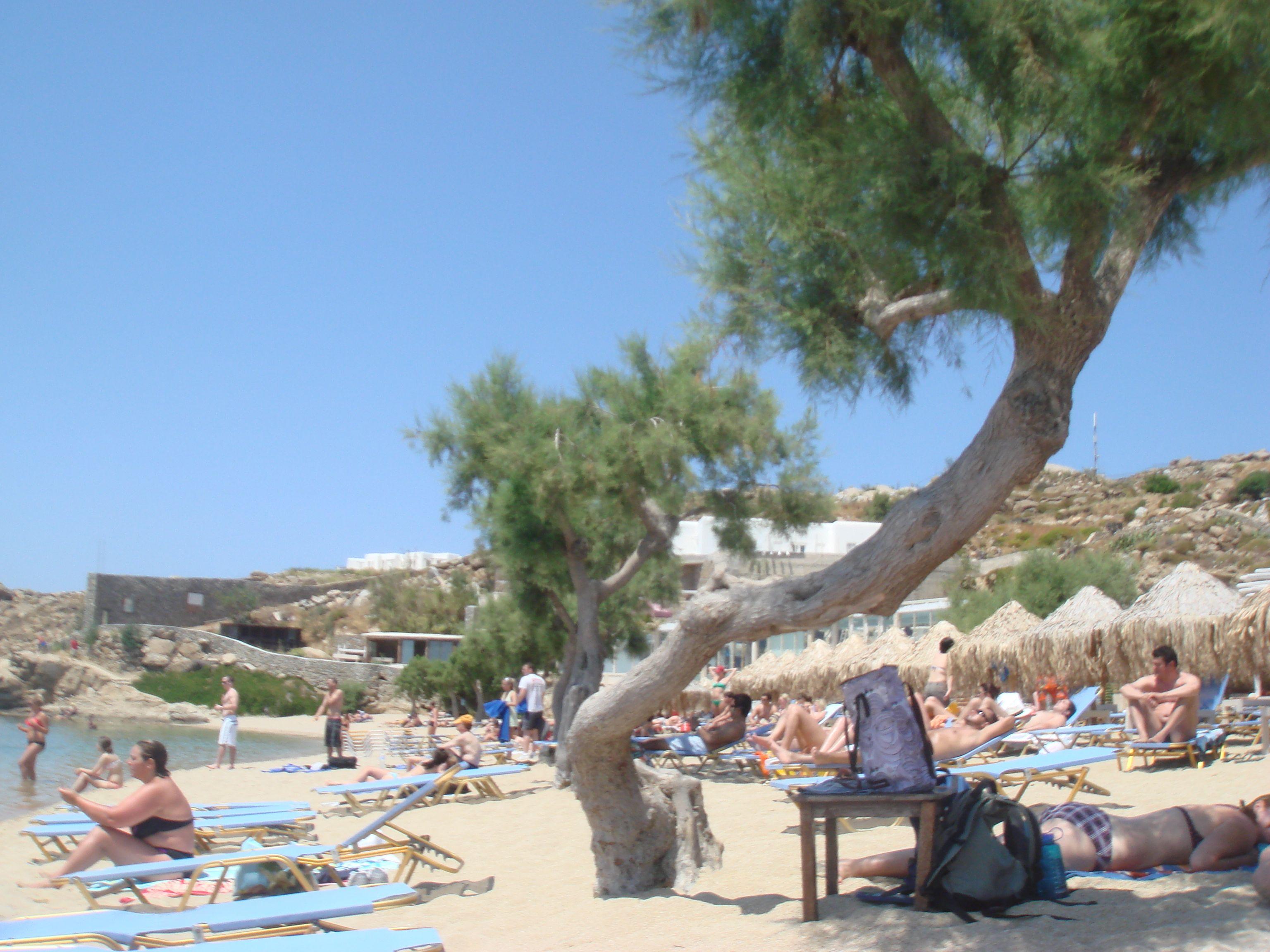 3072x2304 Paradise Beach Mykonos in Greece HD wallpaper