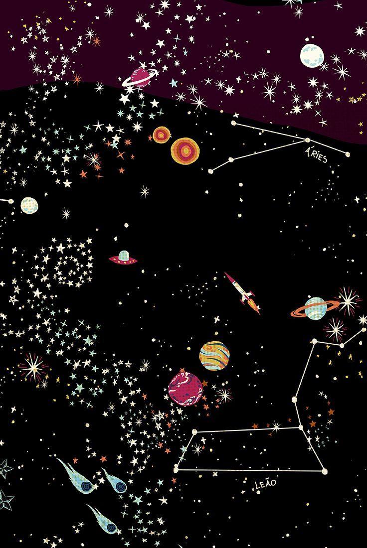 Aesthetic Constellation Desktop Wallpaper