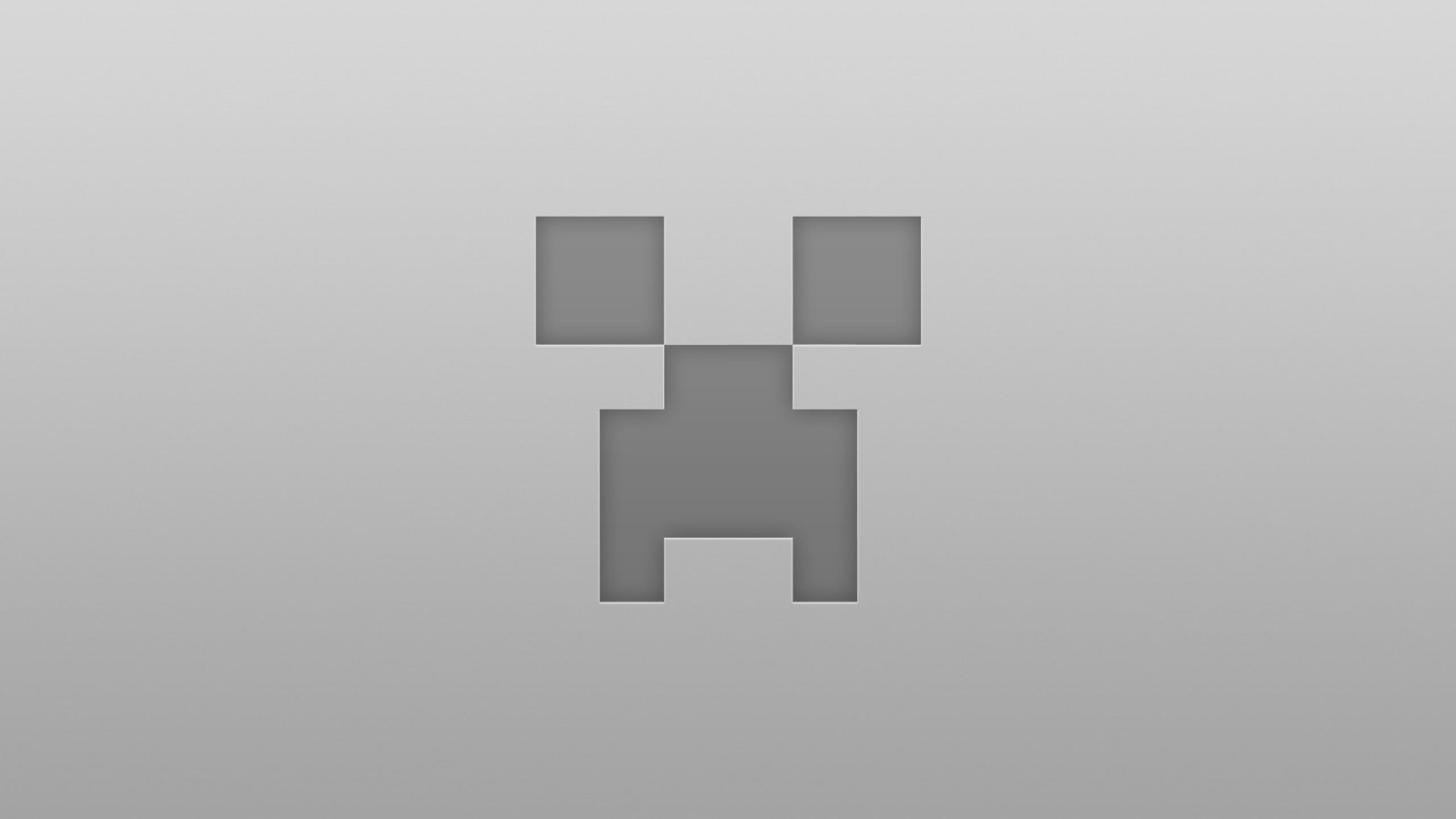 2560x1440 Minecraft sketch, Minecraft, creeper, simple HD wallpaper