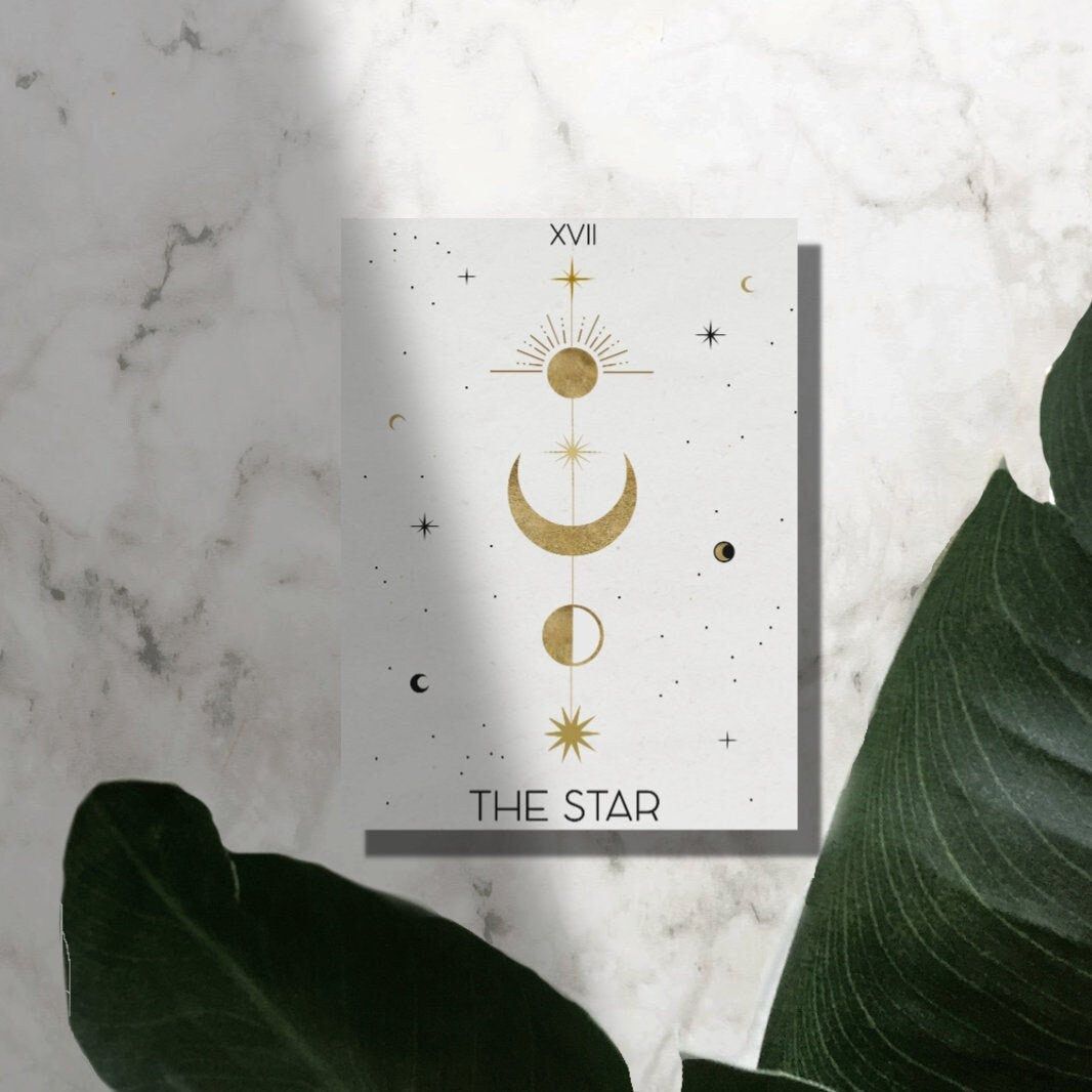 1066x1066 The Star Tarot Art Print