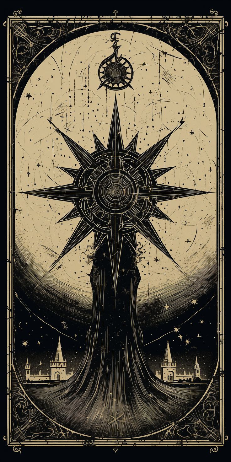 736x1472 Tarot Card Cover Design