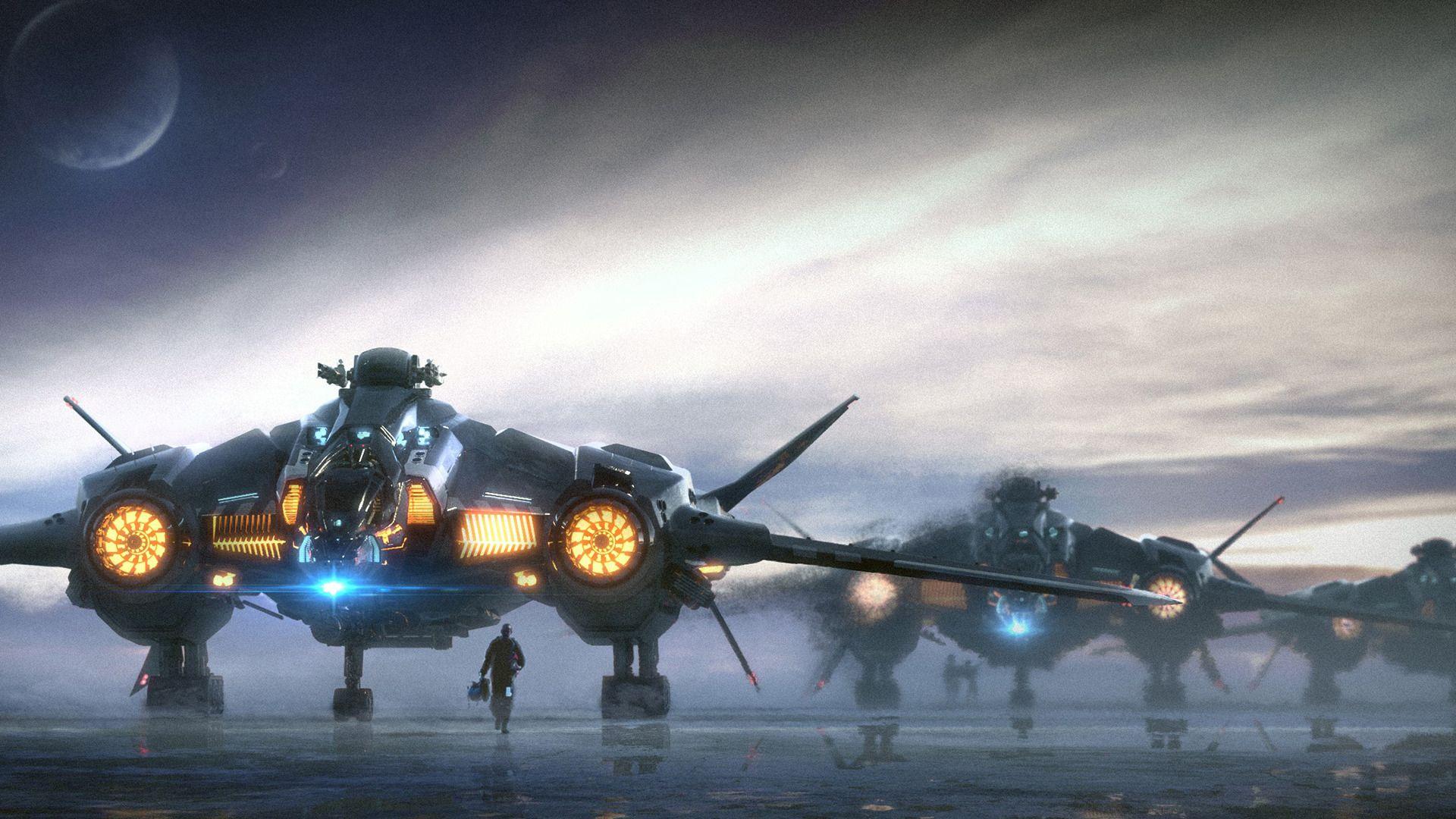 1920x1080 Sci Fi Aircraft Wallpaper 3 X 1080