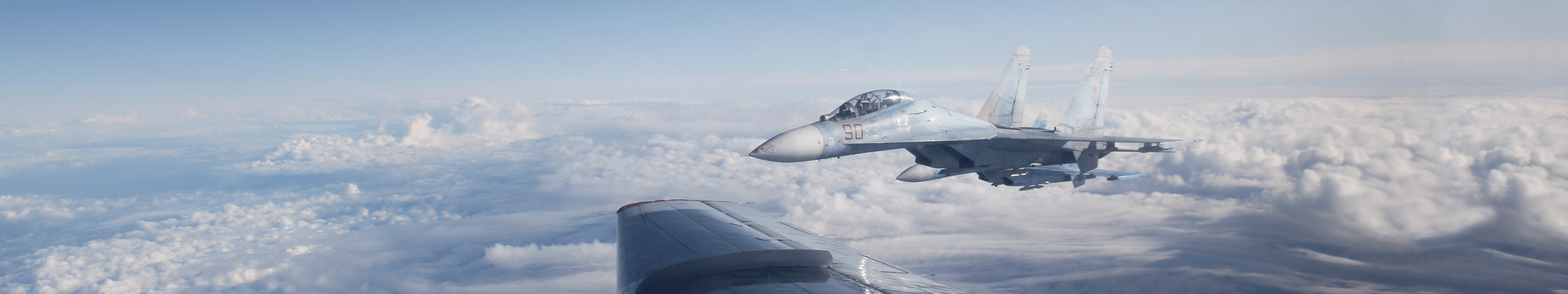 5760x1080 Tri Monitor Jet Fighter Aircraft Wallpaper