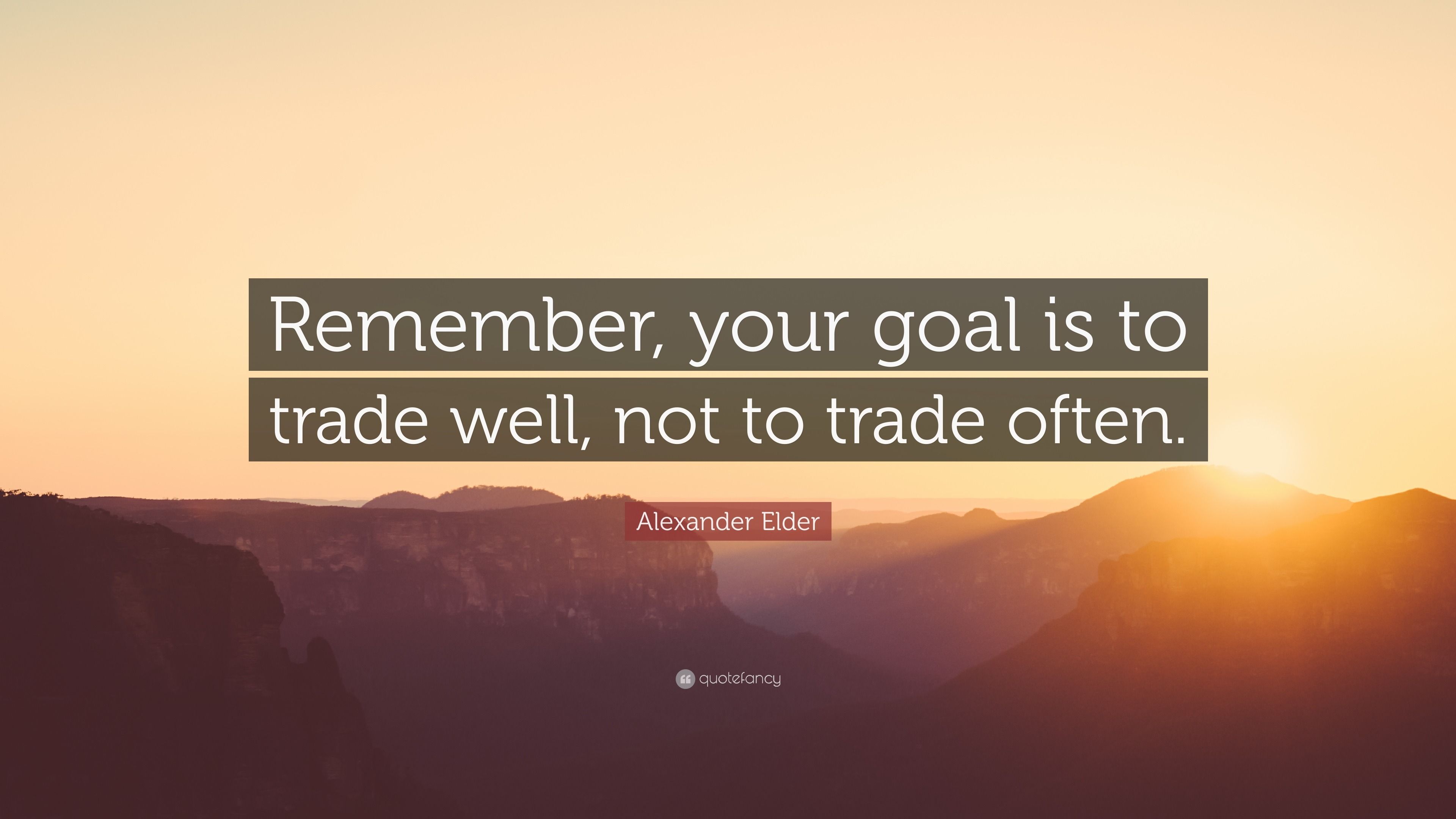 3840x2160 Alexander Elder Quote: “Remember, your