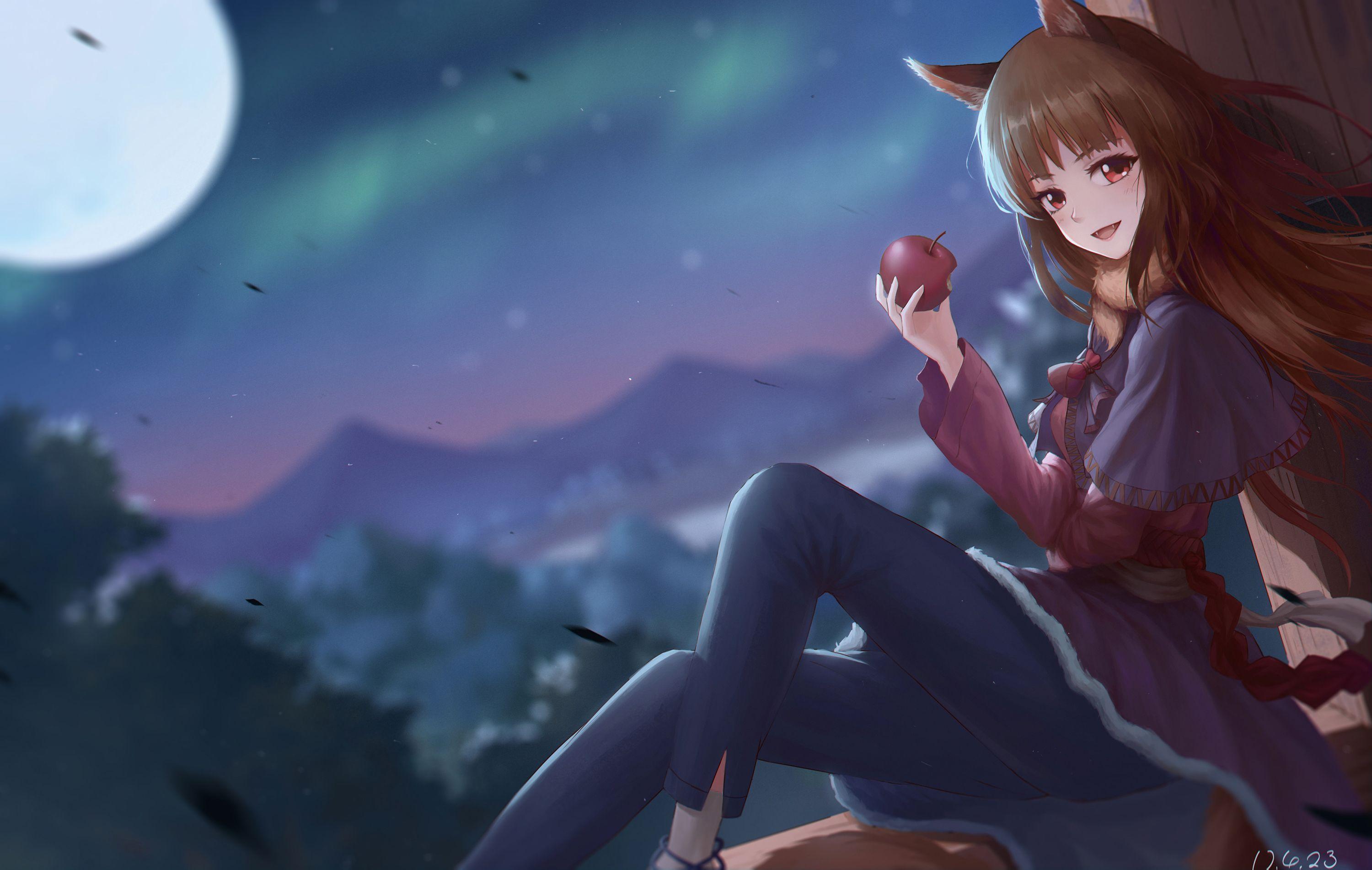3000x1902 3000x1902 Holo (Spice & Wolf) wallpaper