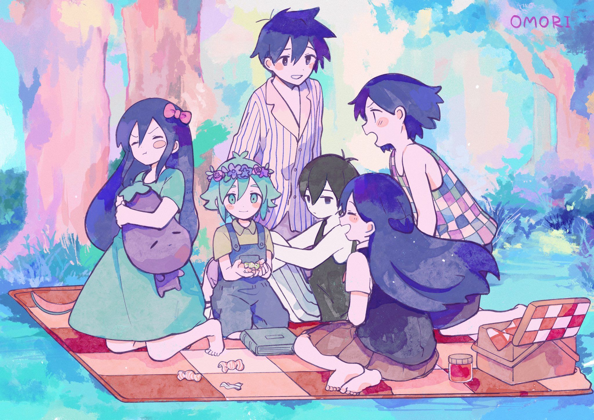 2048x1448 Download Picnic Hero (Omori) Aubrey
