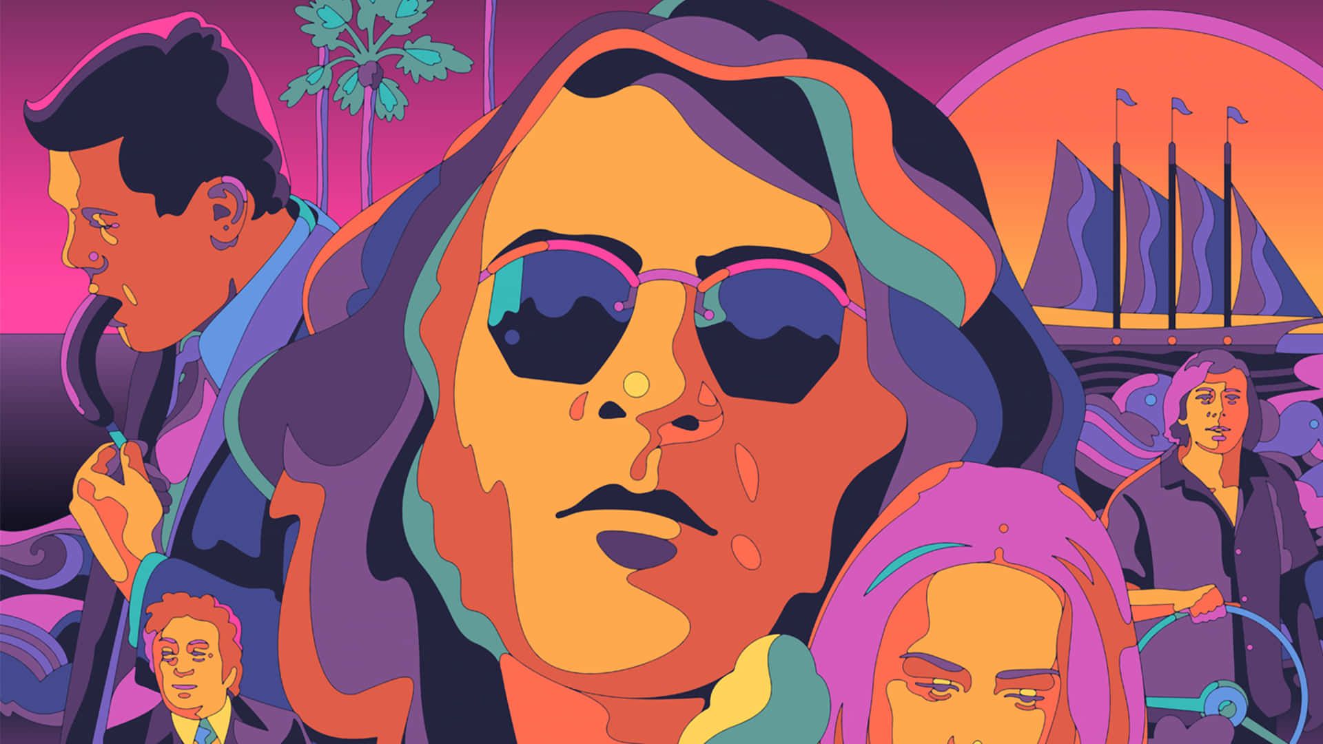 1920x1080 Inherent Vice Film Vector Wallpaper