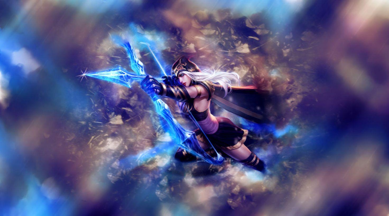 1472x819 Tryndamere And Ashe Lol Wallpaper