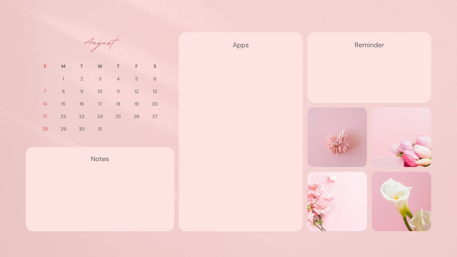 1600x900 Free pink aesthetic desktop wallpaper