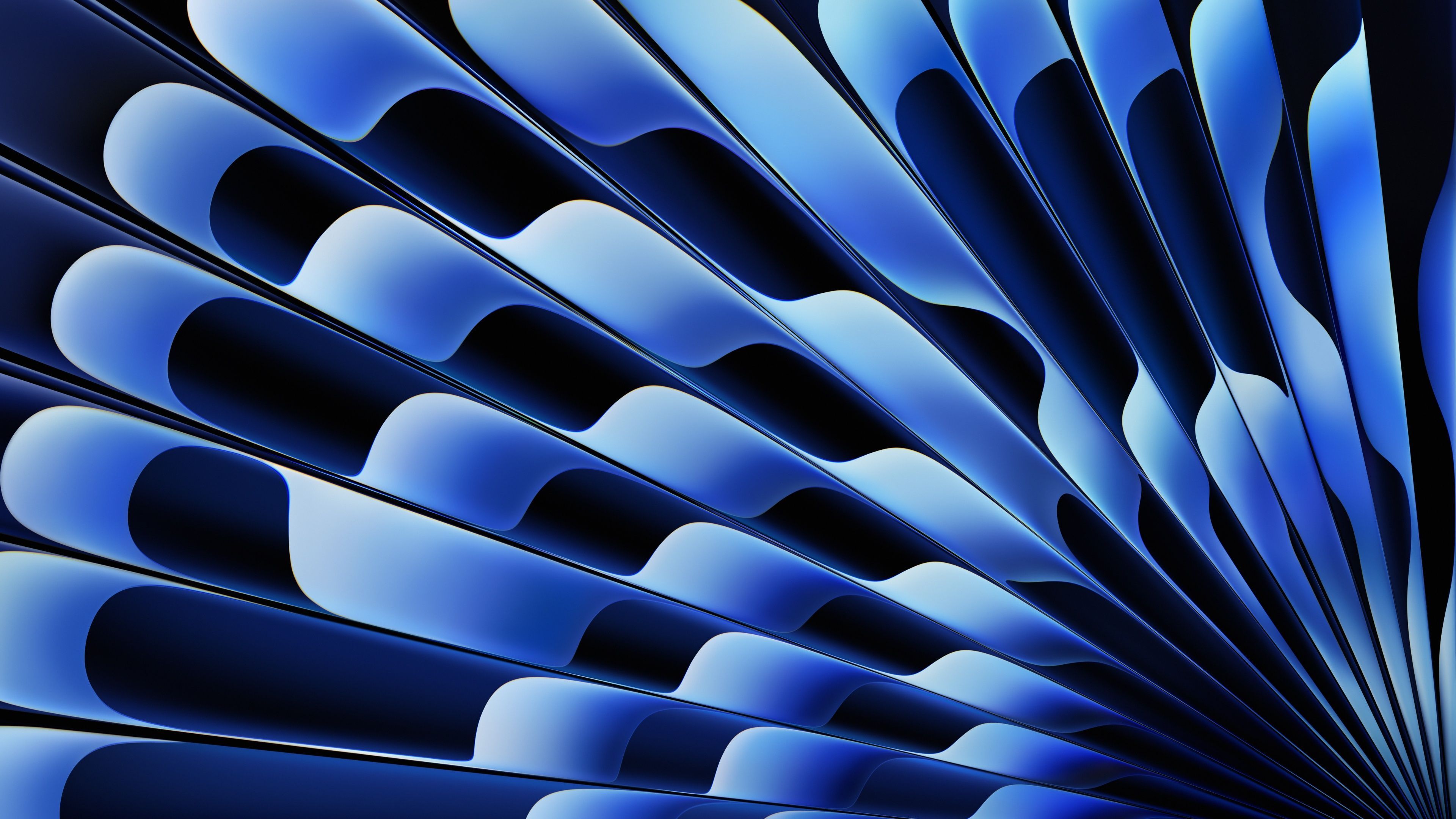 3840x2160 macOS Sonoma Wallpaper 4K, Blue