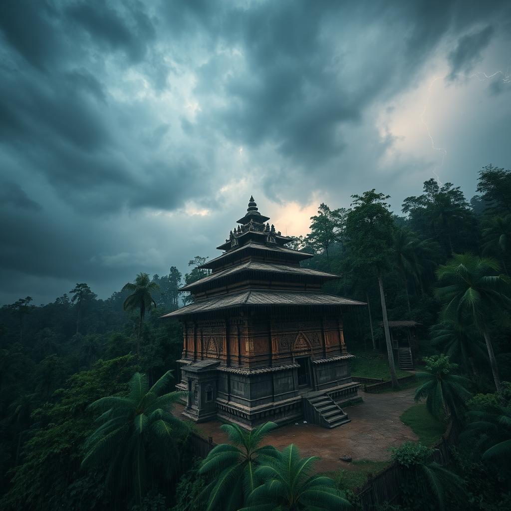 1024x1024 Ancient Nepali Temple Under Siege