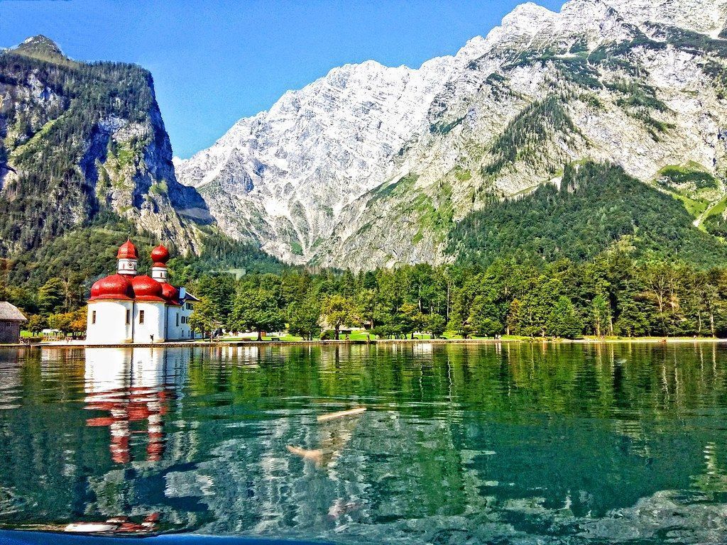 1024x768 Lake Königssee In Bavaria, Germany