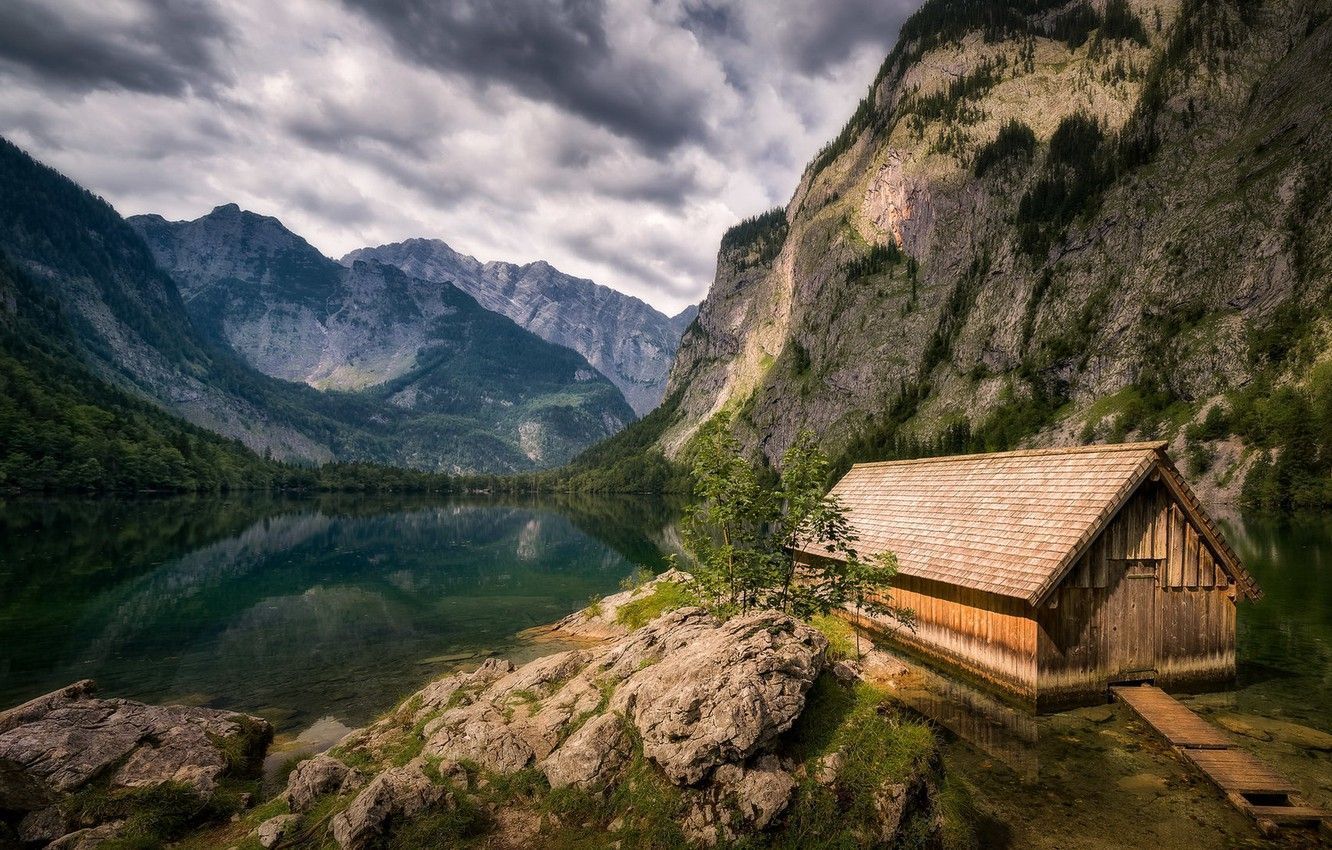 1332x850 Lake Koenigssee Bavaria Wallpaper