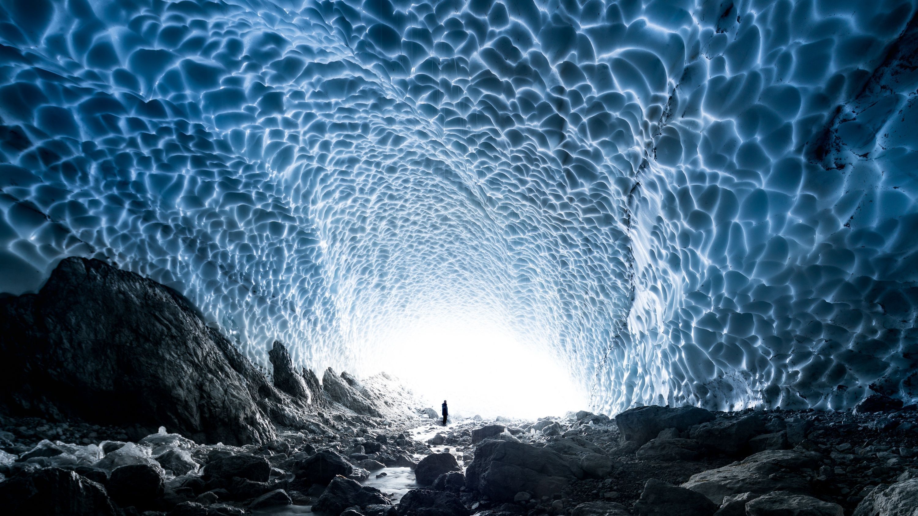 3000x1688 Wallpaper Germany, Ice chapel, Schönau