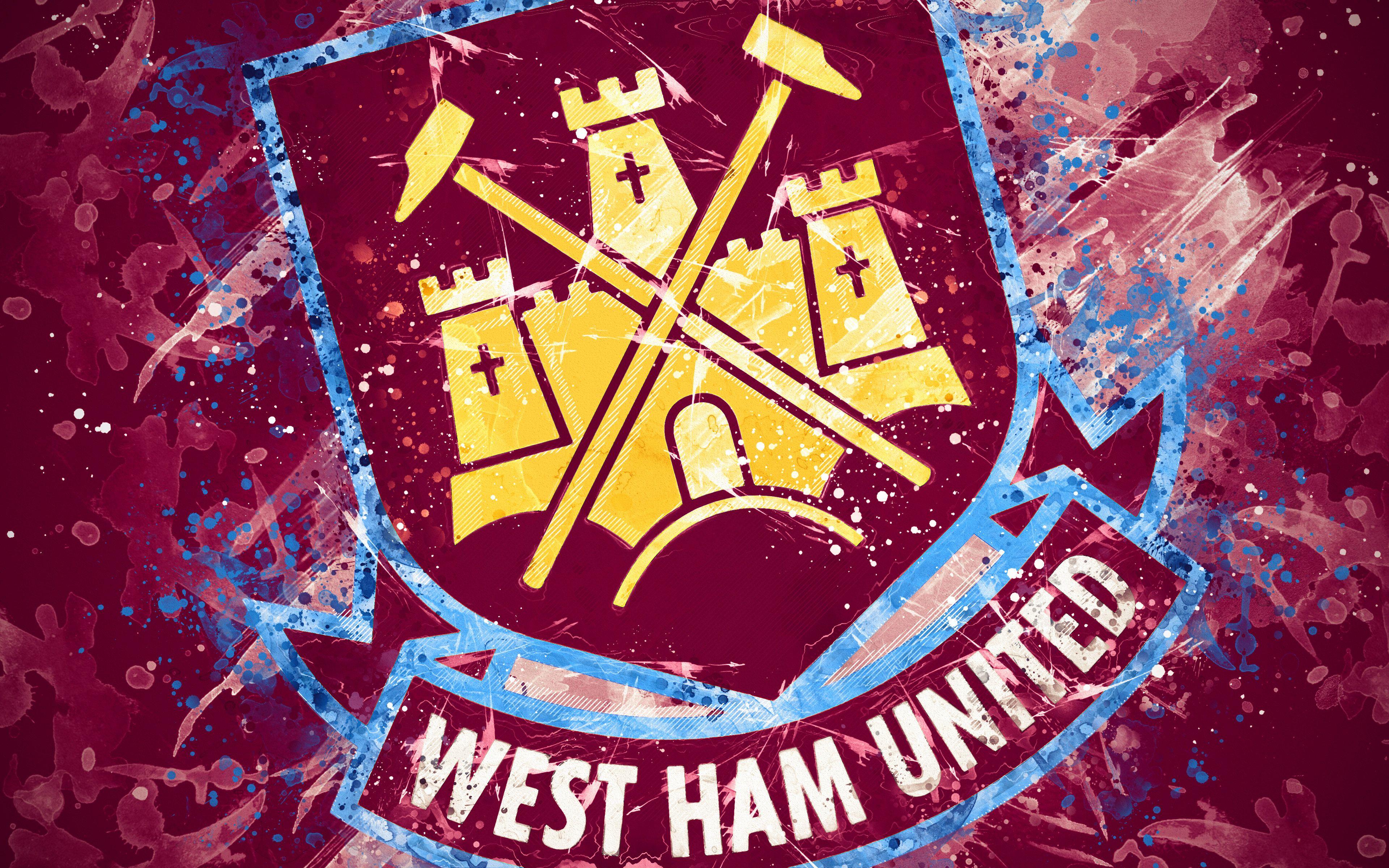 West Ham Emblem : WEST HAM UNITED Wood Carving Crest Logo in SE5 London