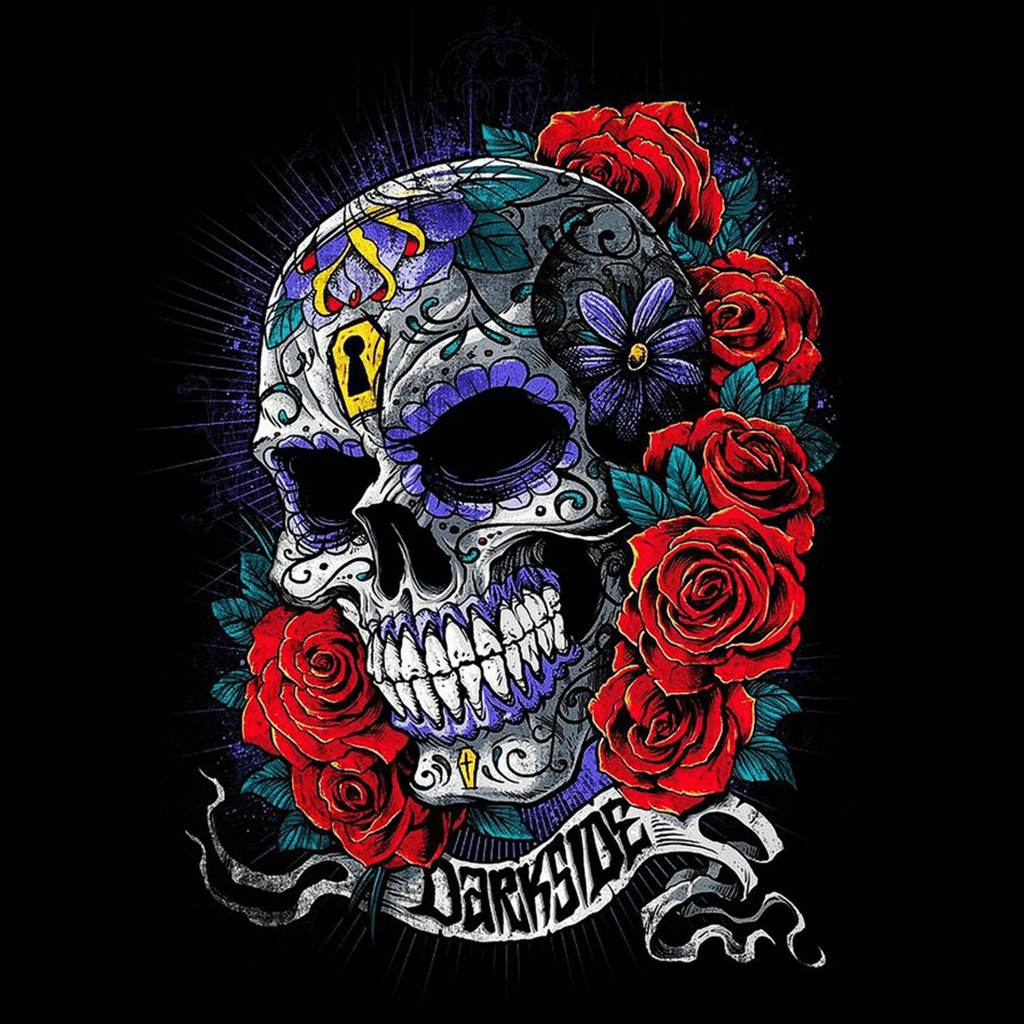 1024x1024 Sugar Skulls Wallpaper HD. Quotes, Art Picture