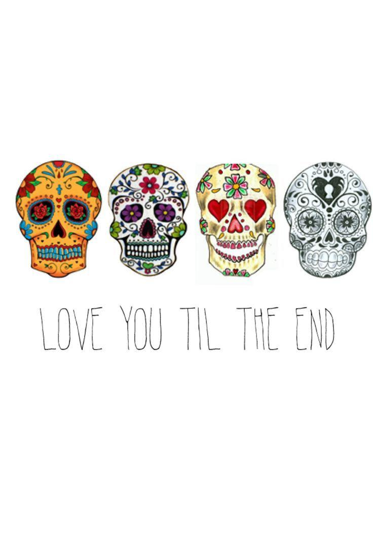 736x1104 Sugar Skull Wallpaper for iPhone