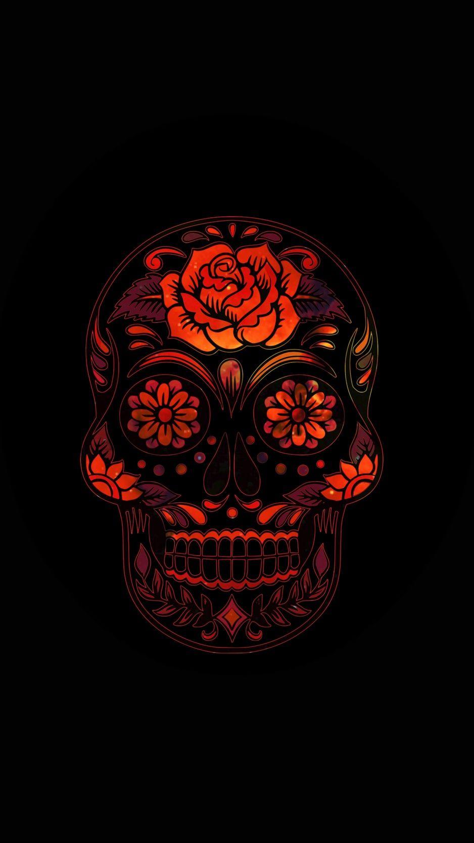 938x1668 iPhone Wallpaper Skull, Free Stock Wallpaper