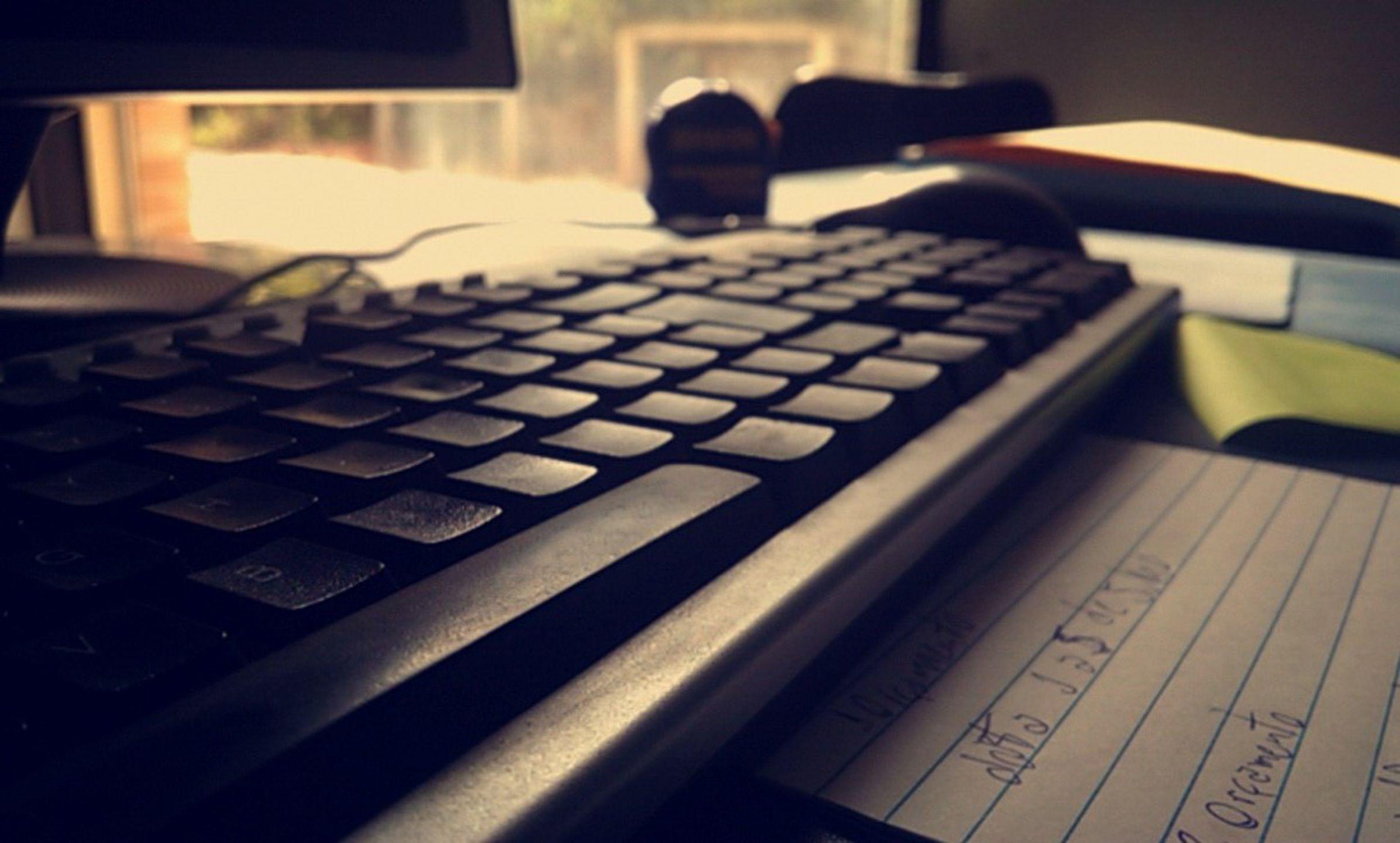 2491x1500 Black computer keyboard wallpaper and image