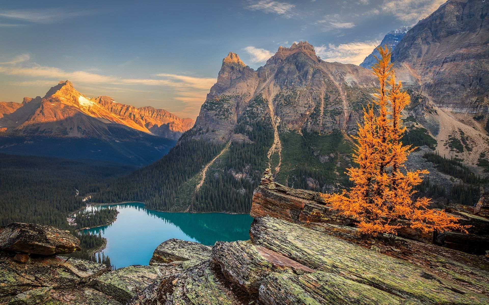 1920x1200 Desktop Wallpaper Canada Yoho Lake O