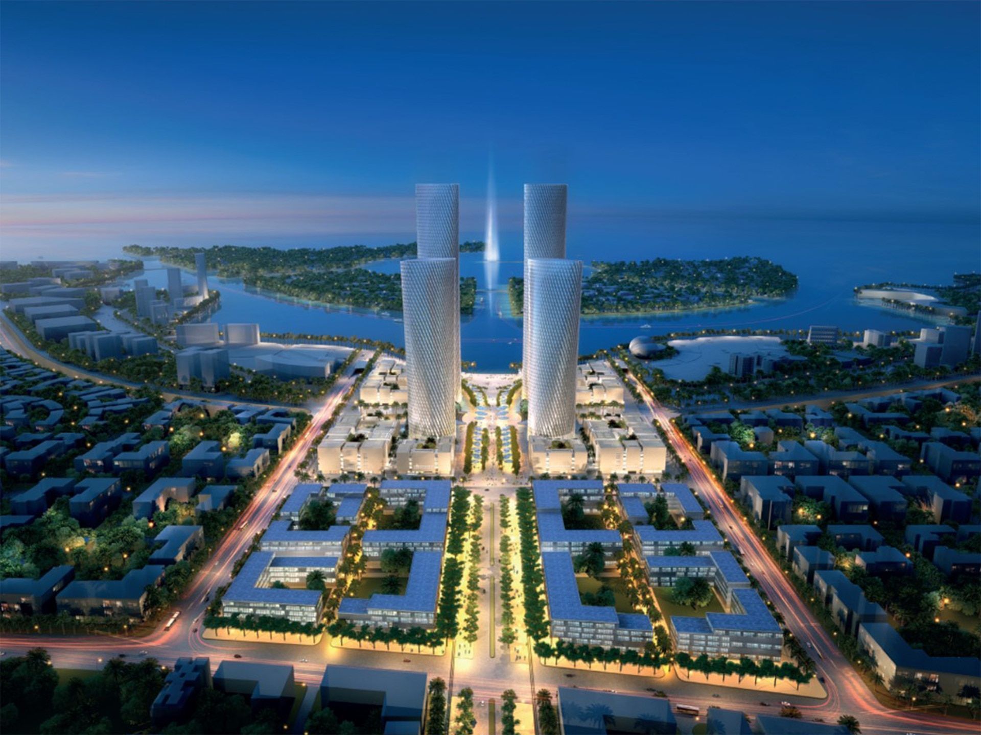 1920x1440 Norman Foster's Lusail Towers are