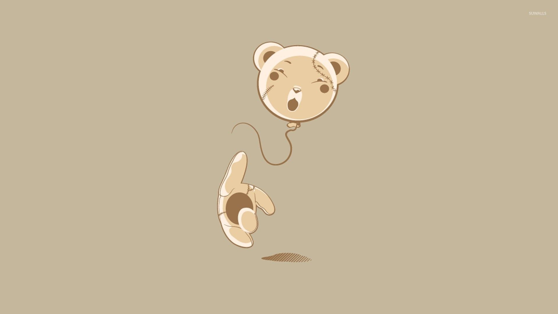 1920x1080 Cartoon Bear Wallpaper