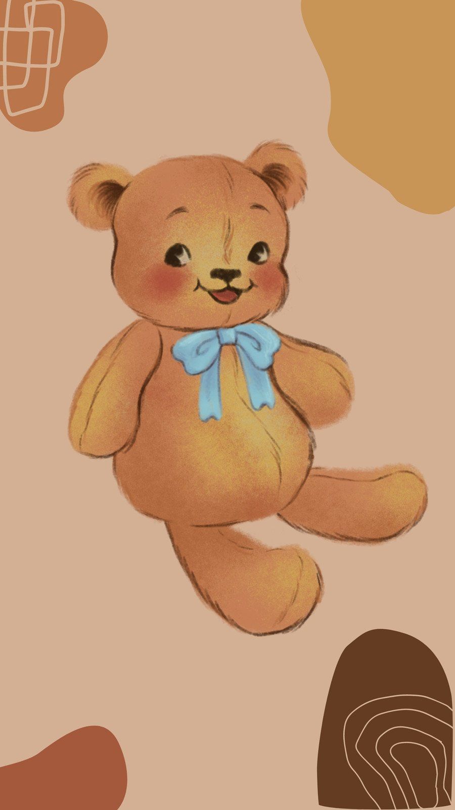 900x1600 bear wallpaper templates