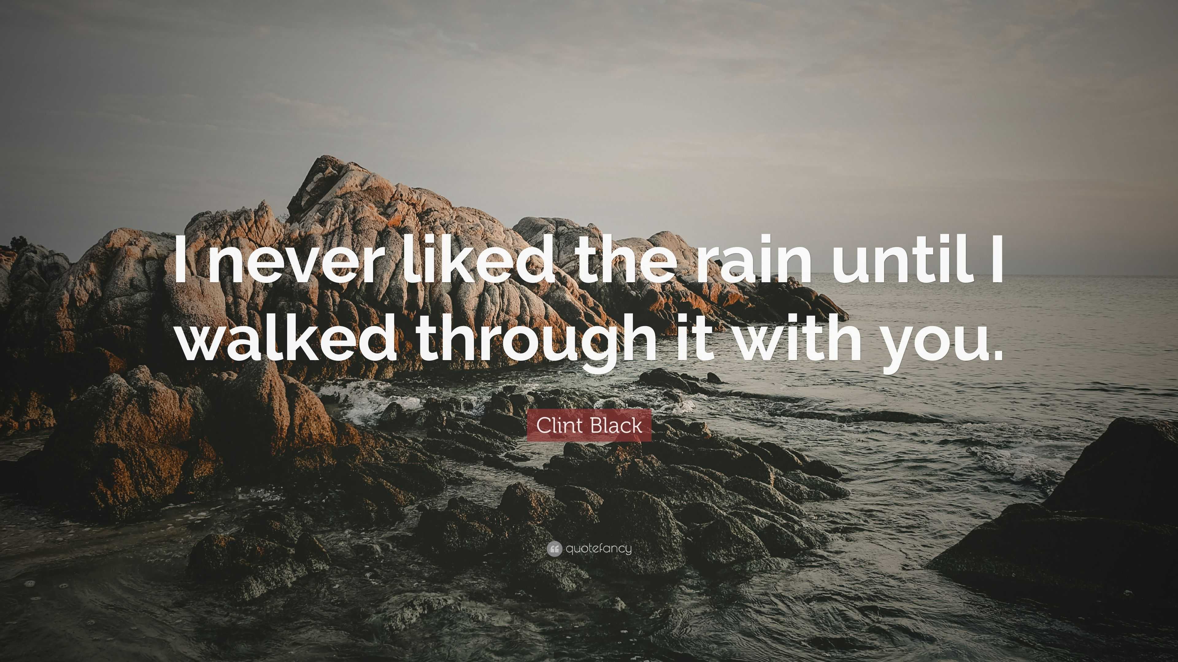 3840x2160 Clint Black Quote: “I never liked